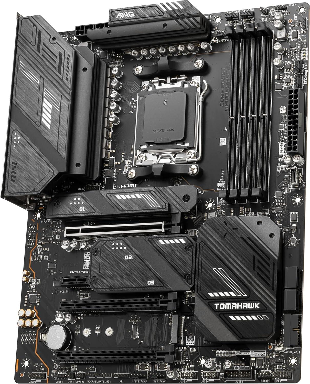 MSI X670E MAG Tomahawk WiFi AMD AM5 ATX Motherboard