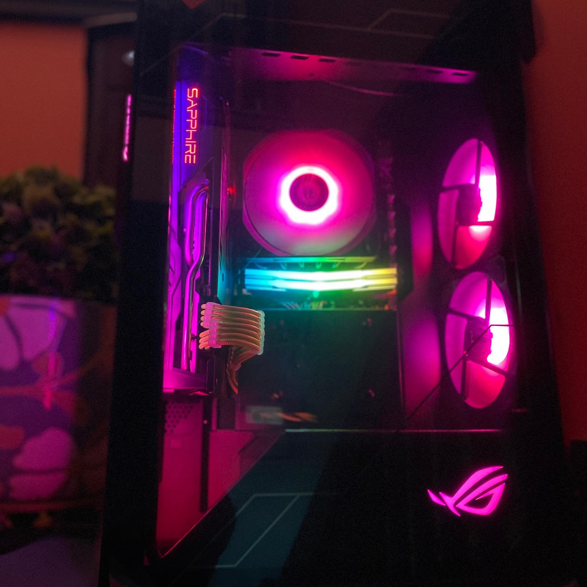 ASUS ROG-Z11 🥷|RX 5700XT| I7-6800K(6-c/12-t)| 16GB Warhawk RGB RAM| 1TB M.2 SSD| Windows 11 Home