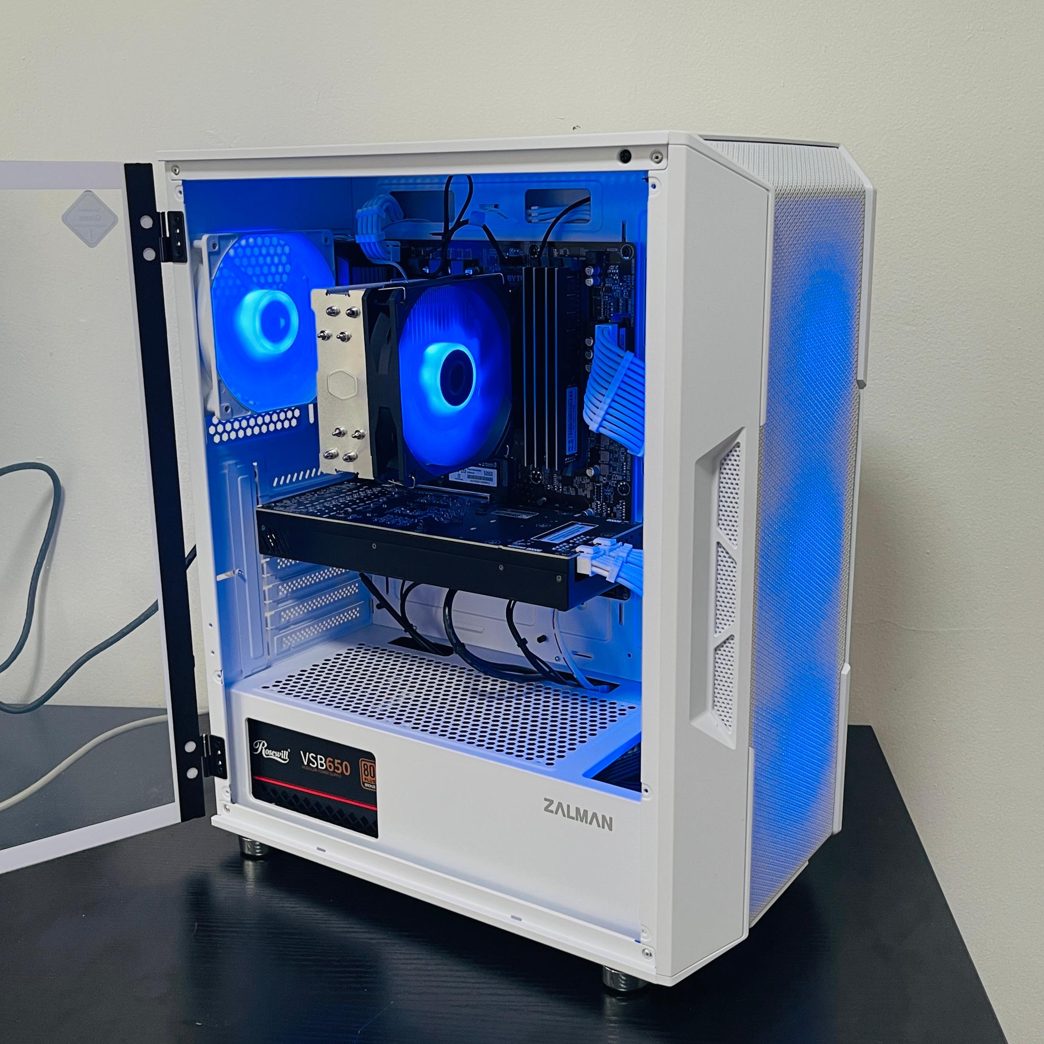 RTX 3070 8GB | Ryzen 5 5500 | 32GB DDR4 | 500GB NVME M2 SSD | Win11 Pro | WIFI + BT Custom Gaming PC