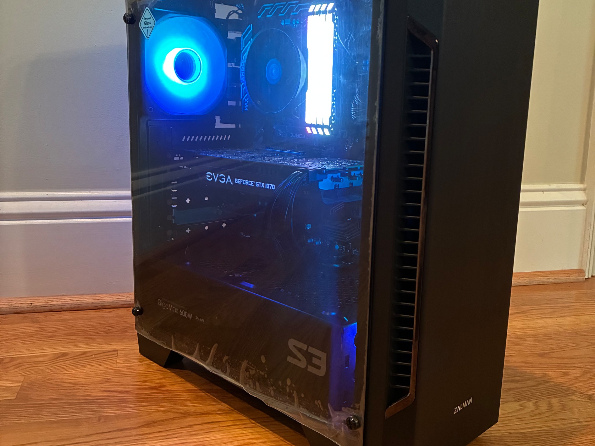 GTX 1070 R5 1600 ARGB GAMING PC 32GB 1TB SSD WiFi WINDOWS 10