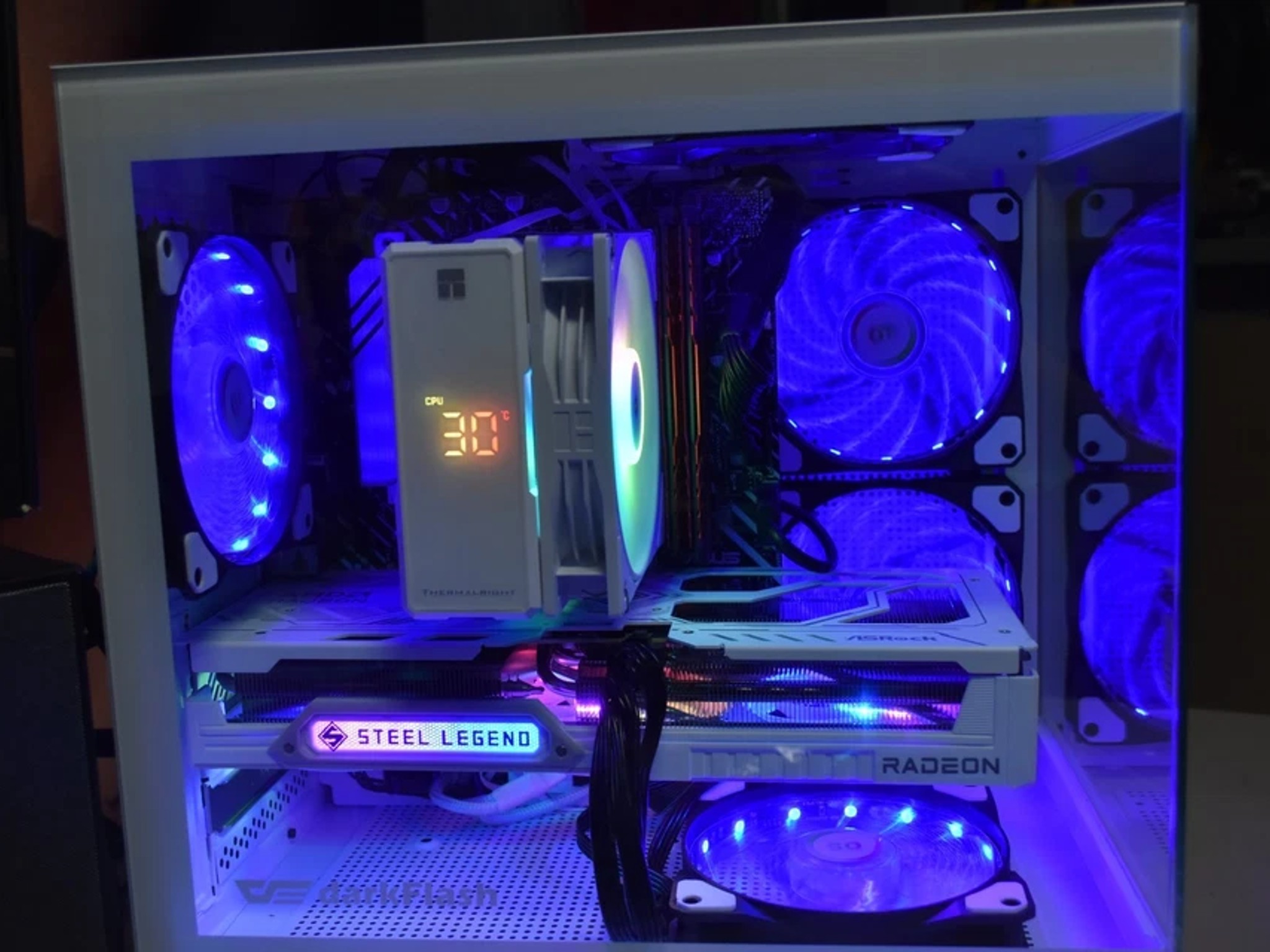 Gaming PC Intel I 5- 12500 Ram 16GB GPU RX9060 8 GB Steel Legends  1 TB + extras