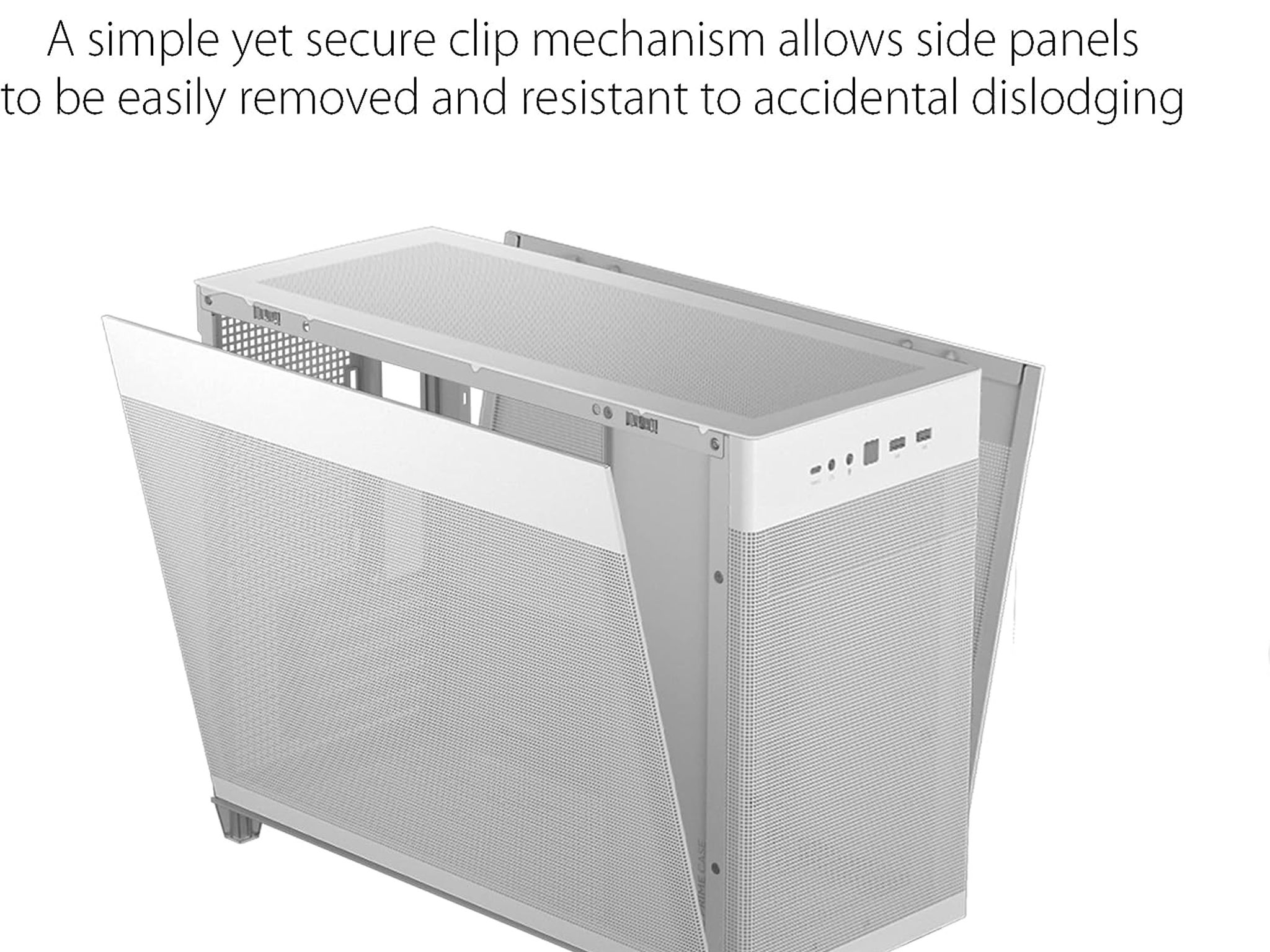 ASUS Prime AP201 CASE MESH WHITE EDITION White MicroATX Tower Computer Case