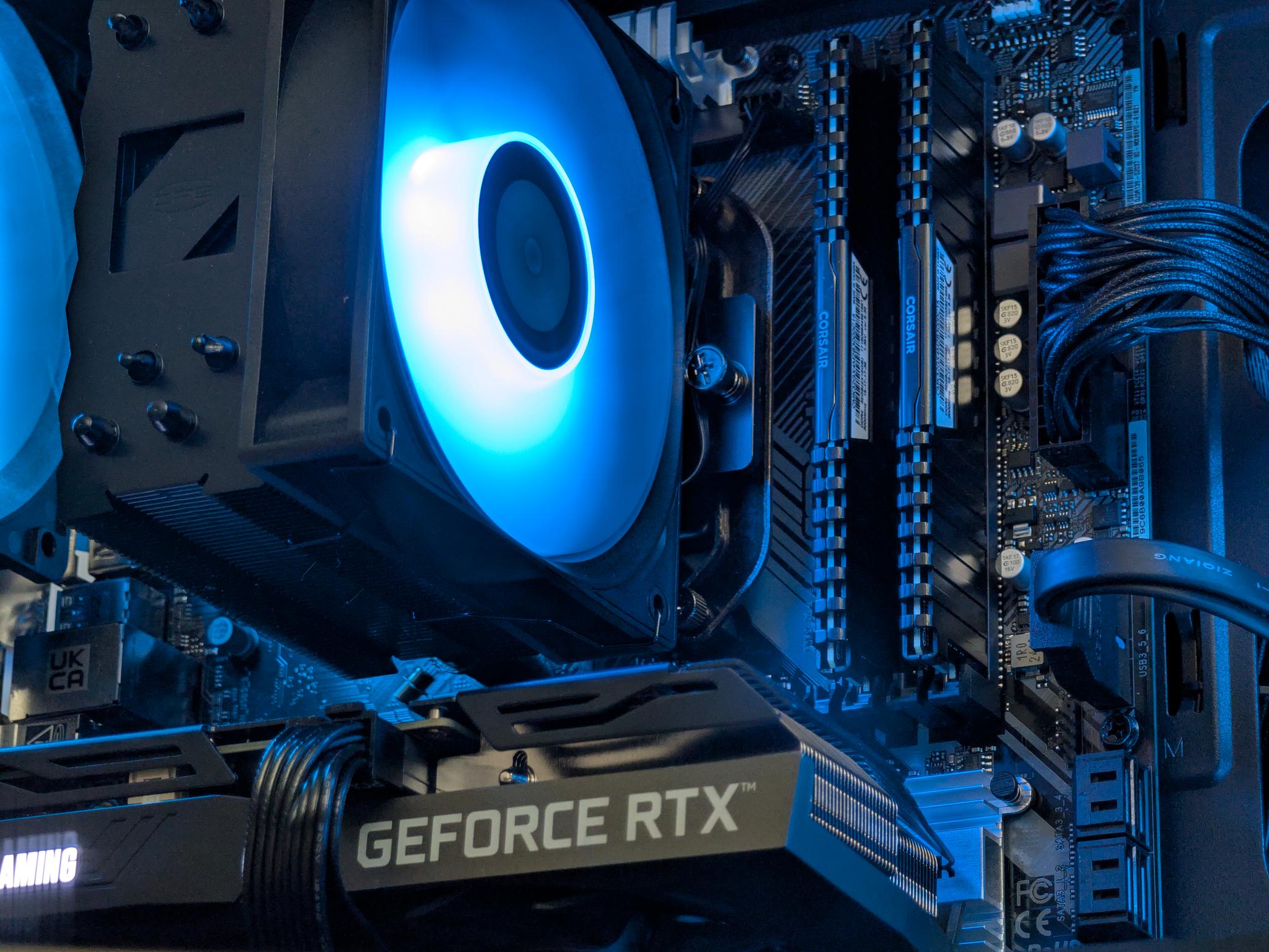 🖤💙Ryzen 5 5600 | RTX 3060 TI | 32GB DDR4 | 1TB SSD | Gaming PC💙🖤