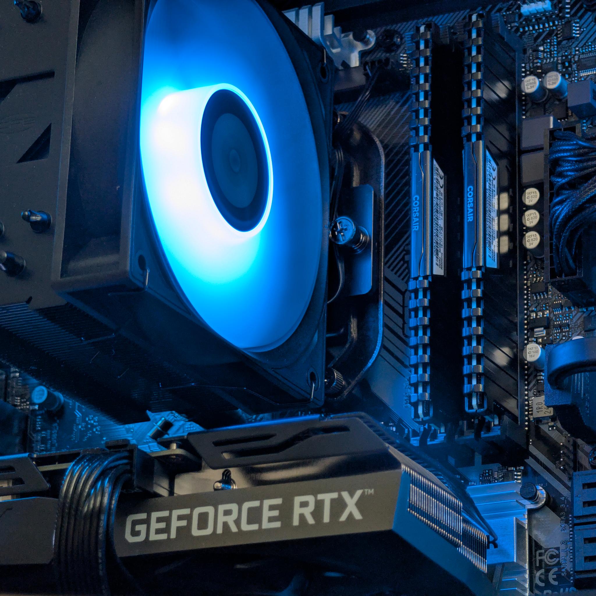 🖤💙Ryzen 5 5600 | RTX 3060 TI | 32GB DDR4 | 1TB SSD | Gaming PC💙🖤