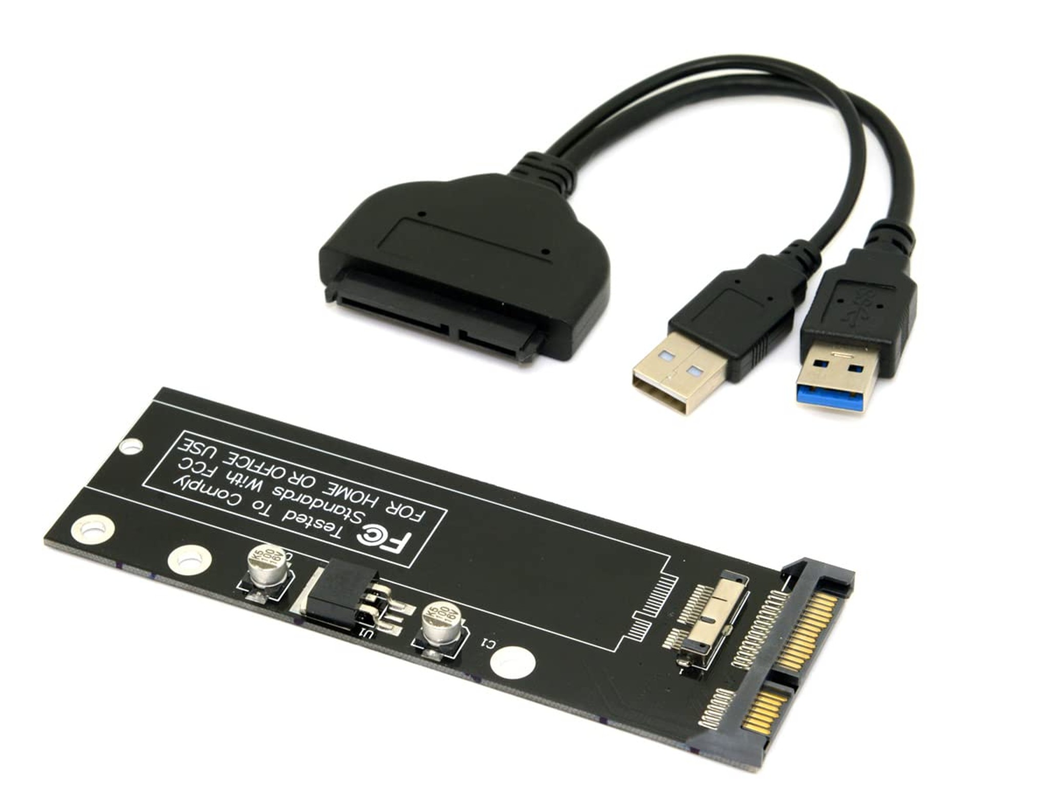 USB 3.0 to 12+6Pin SSD and SATA 22Pin PCB Disk Drive for 2010 2011 MAC Air A1369 A1370 SSD