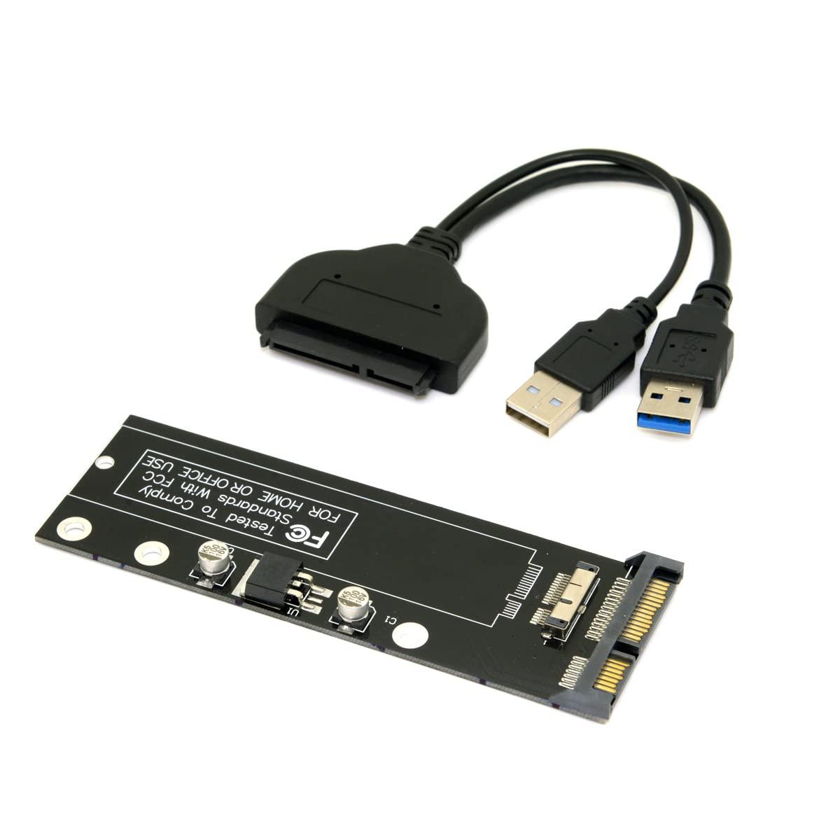 USB 3.0 to 12+6Pin SSD and SATA 22Pin PCB Disk Drive for 2010 2011 MAC Air A1369 A1370 SSD