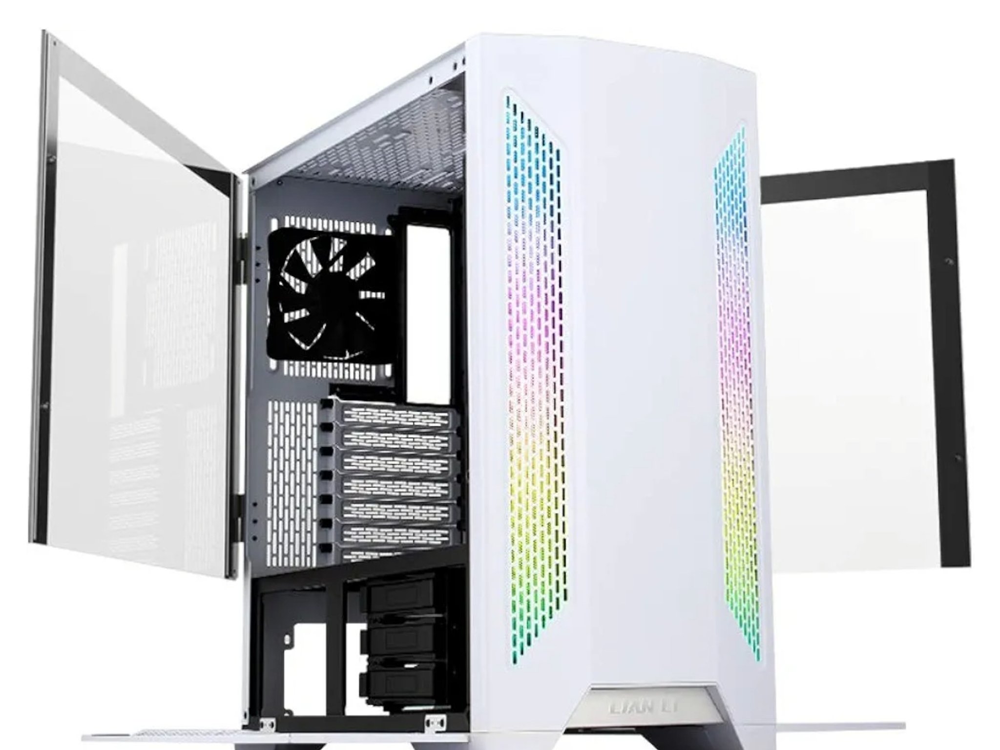LIAN LI LANCOOL 2 WHITE Tempered Glass ATX Case -White Color -LANCOOL II -W