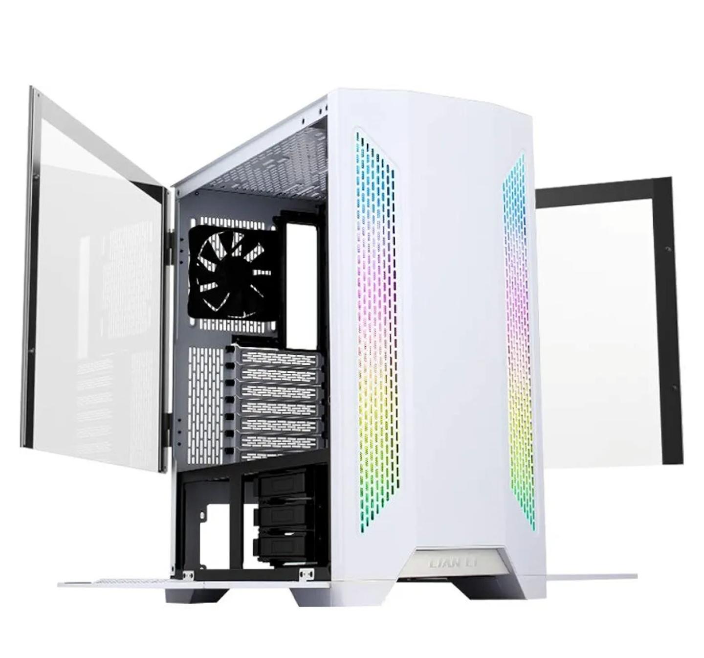 LIAN LI LANCOOL 2 WHITE Tempered Glass ATX Case -White Color -LANCOOL II -W