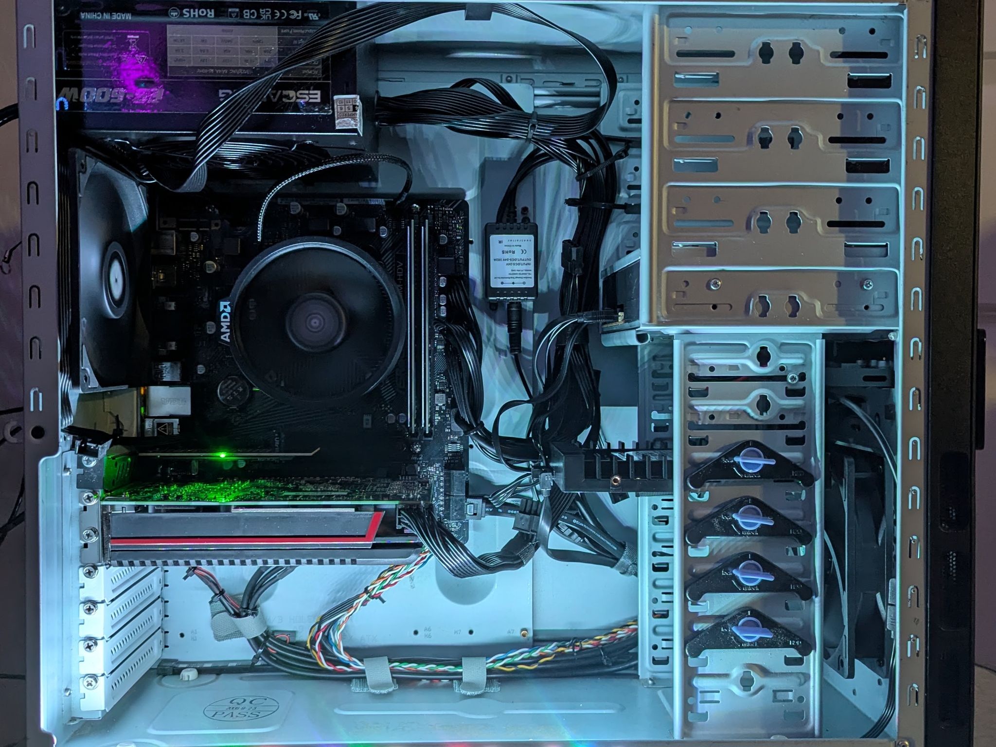 Ryzen 5 4650G | 16GB RAM | 512GB (2x256GB) NVMe |  RX 580 8GB GPU | 1TB HDD | WiFi+BT  | Gaming PC