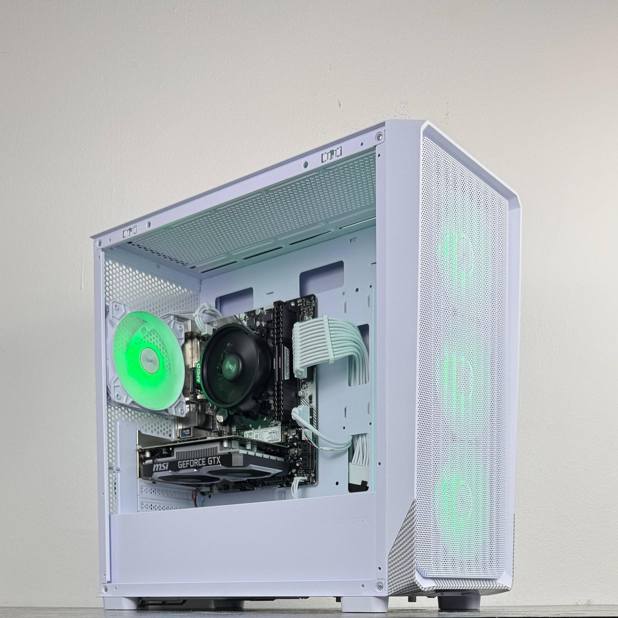 ❄️Powder❄️ | 1080p Gaming PC | Ryzen 5 1600AF | MSI GTX 1630 | 16GB DDR4 3000MHz