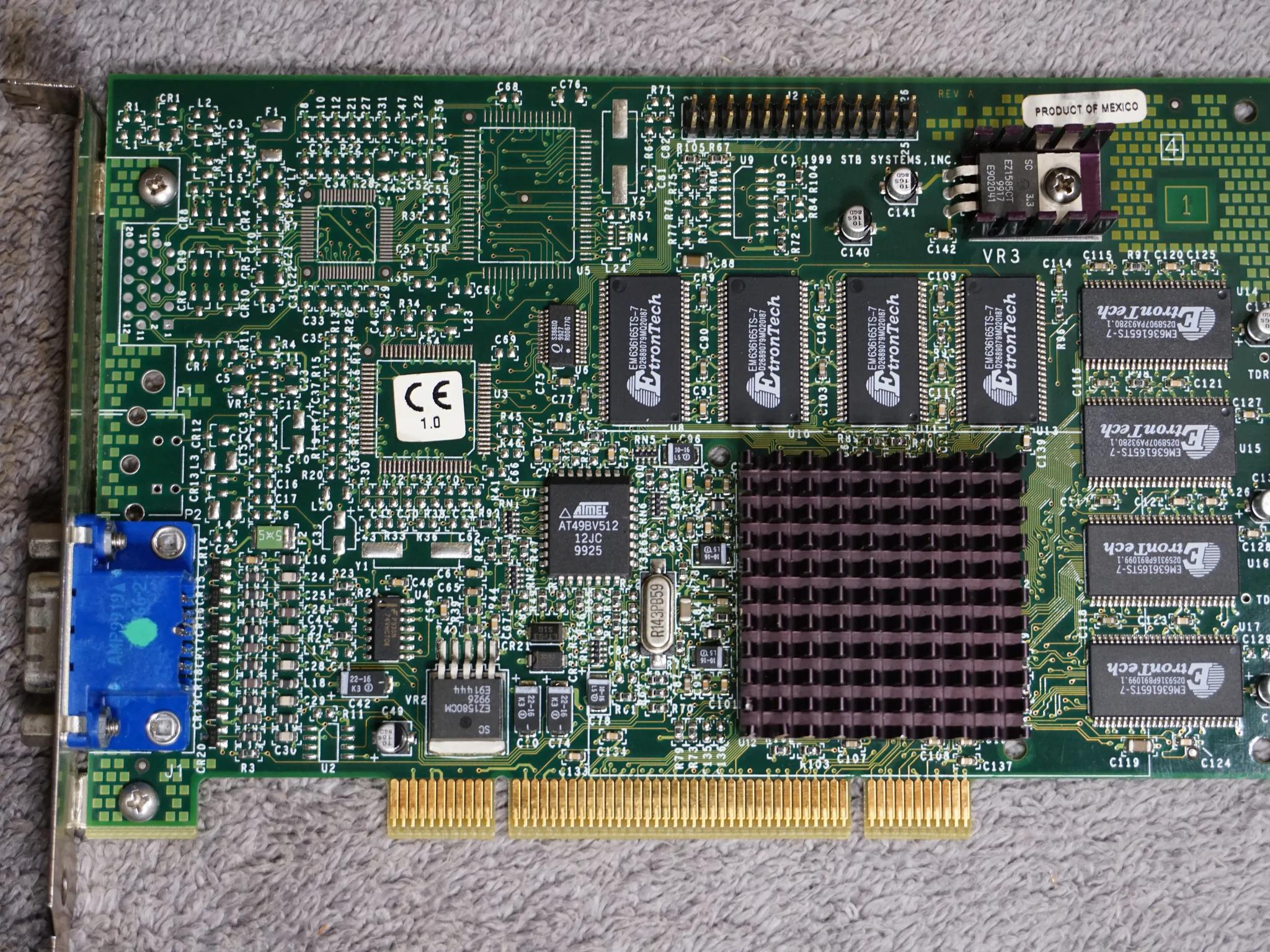 3DFX Voodoo3 2000 PCI 16MB V32316 | TESTED WORKING