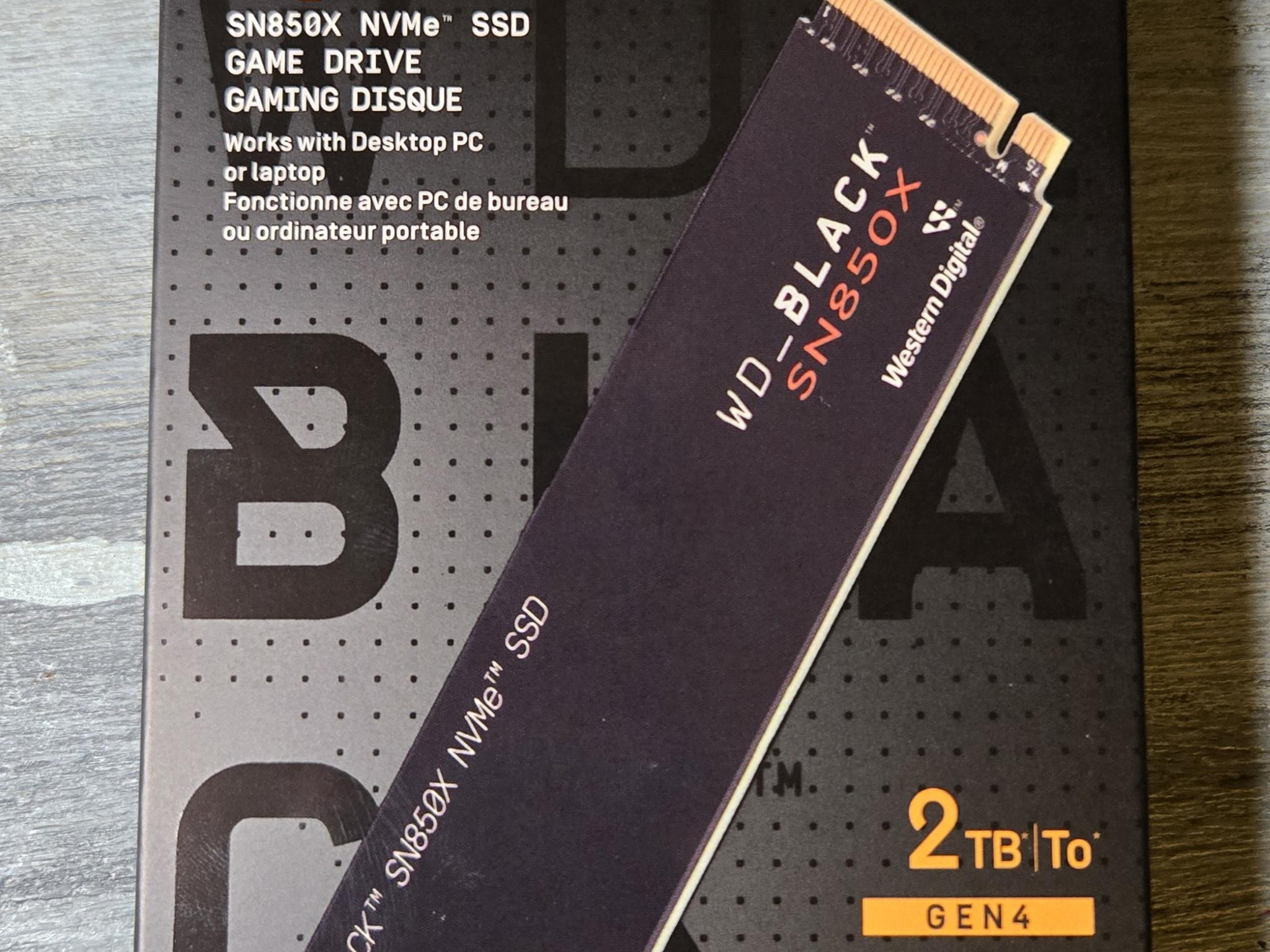 *New Unopened* 2tb WD Black SN850X