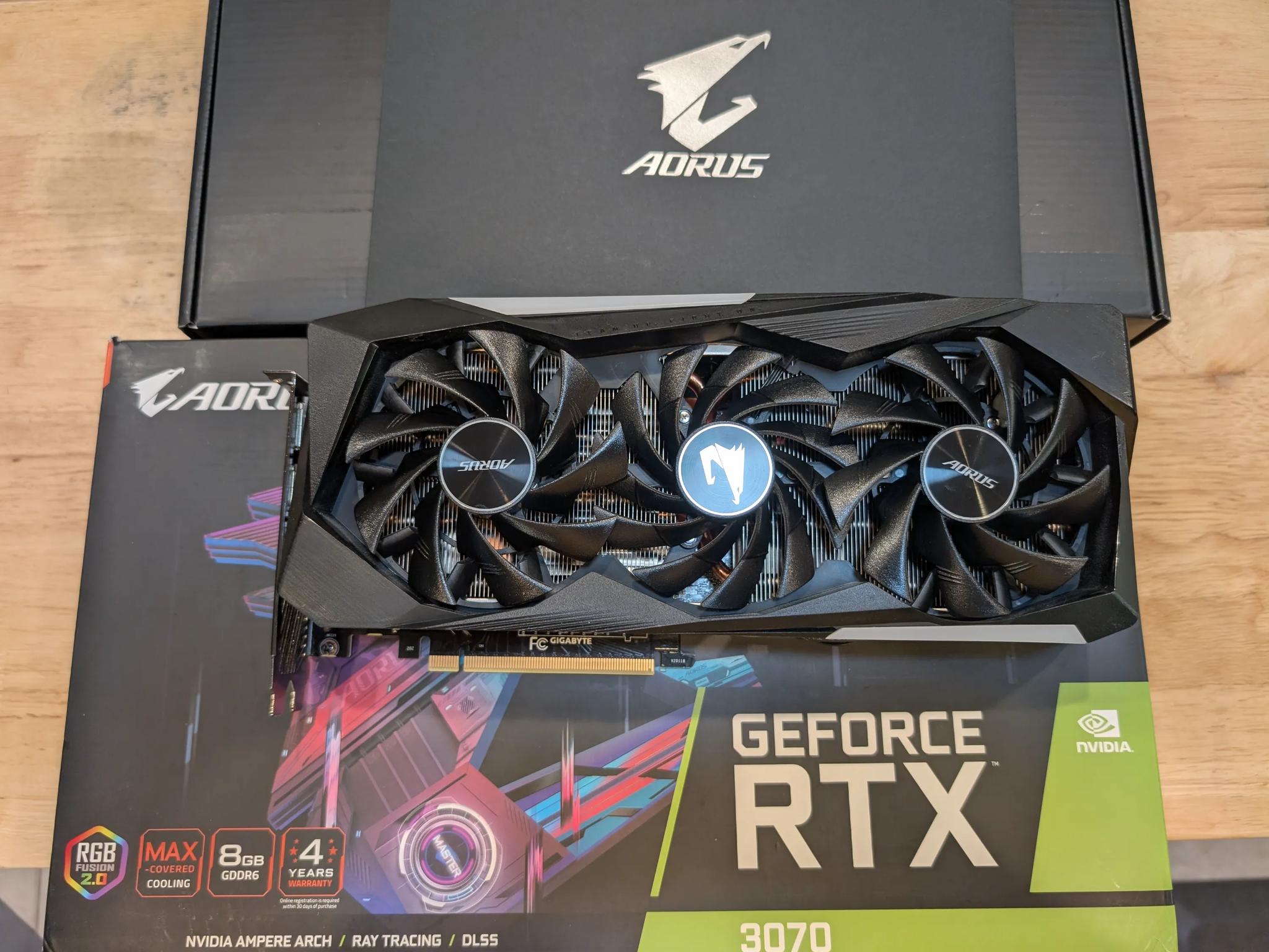 Gigabyte Aorus Master 3070 -         Very Clean and Gently Used