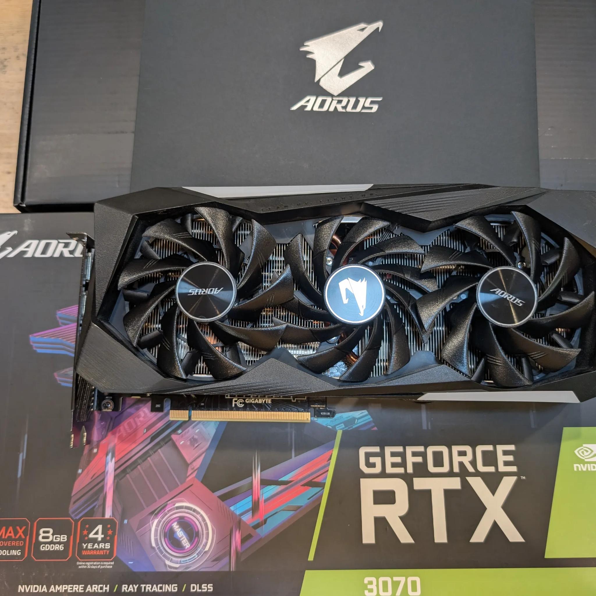 Gigabyte Aorus Master 3070 -         Very Clean and Gently Used