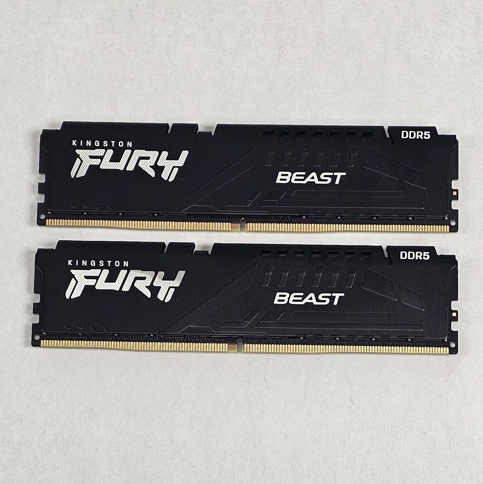 128GB DDR5 (2x64GB) CL40 5600MT/s Kingston FURY Beast