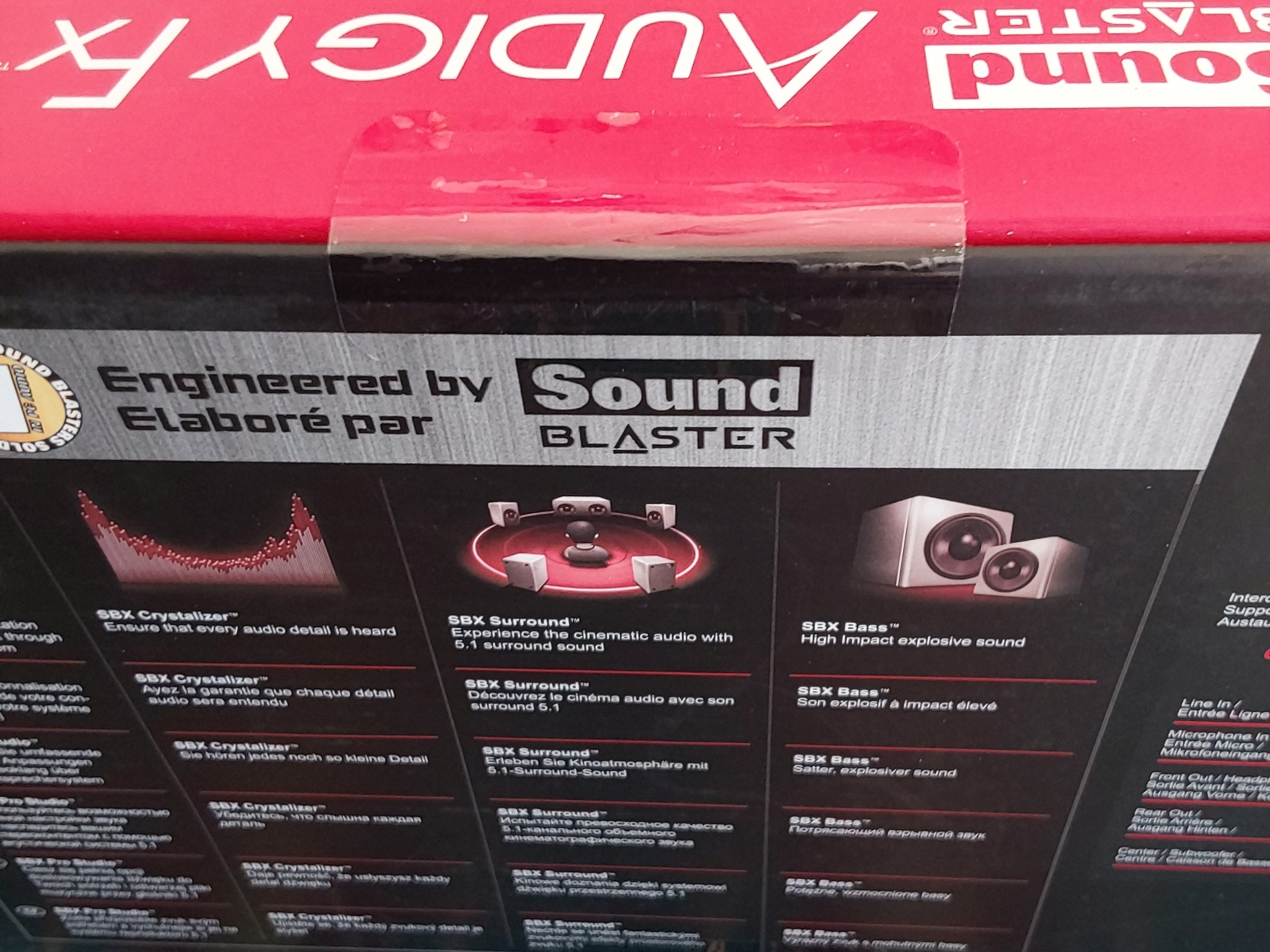 NEW Creative Sound Blaster Audigy FX 5.1 PCIe Sound Card with 600-ohm Headphone Amp