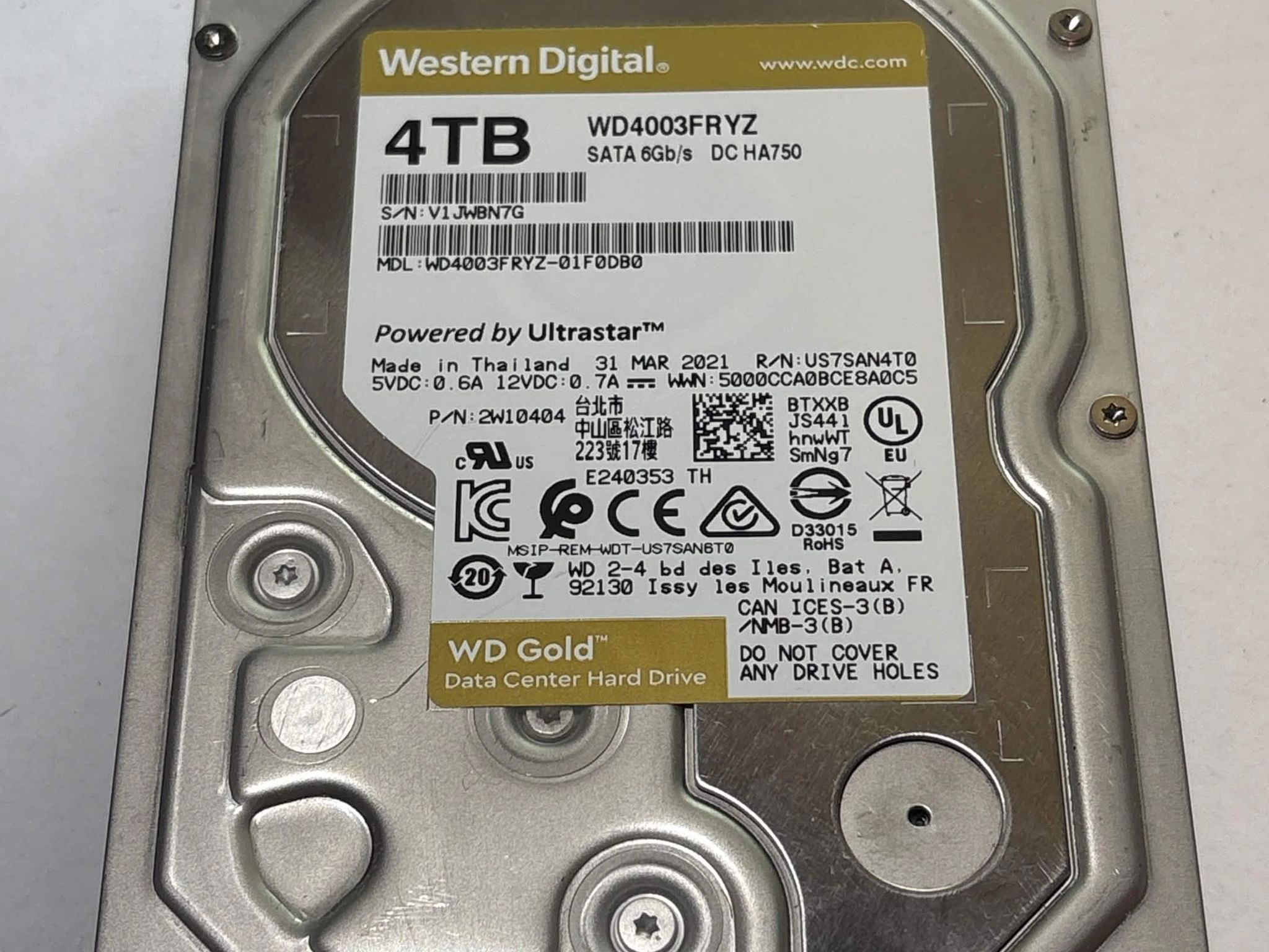 Private listing 2x4TB HDD for Sublime Jawa