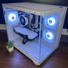 White Gaming PC (GTX 1660 TI 6GB + AMD Ryzen 5 3600 + 16GB DDR4 + HDD + SSD)