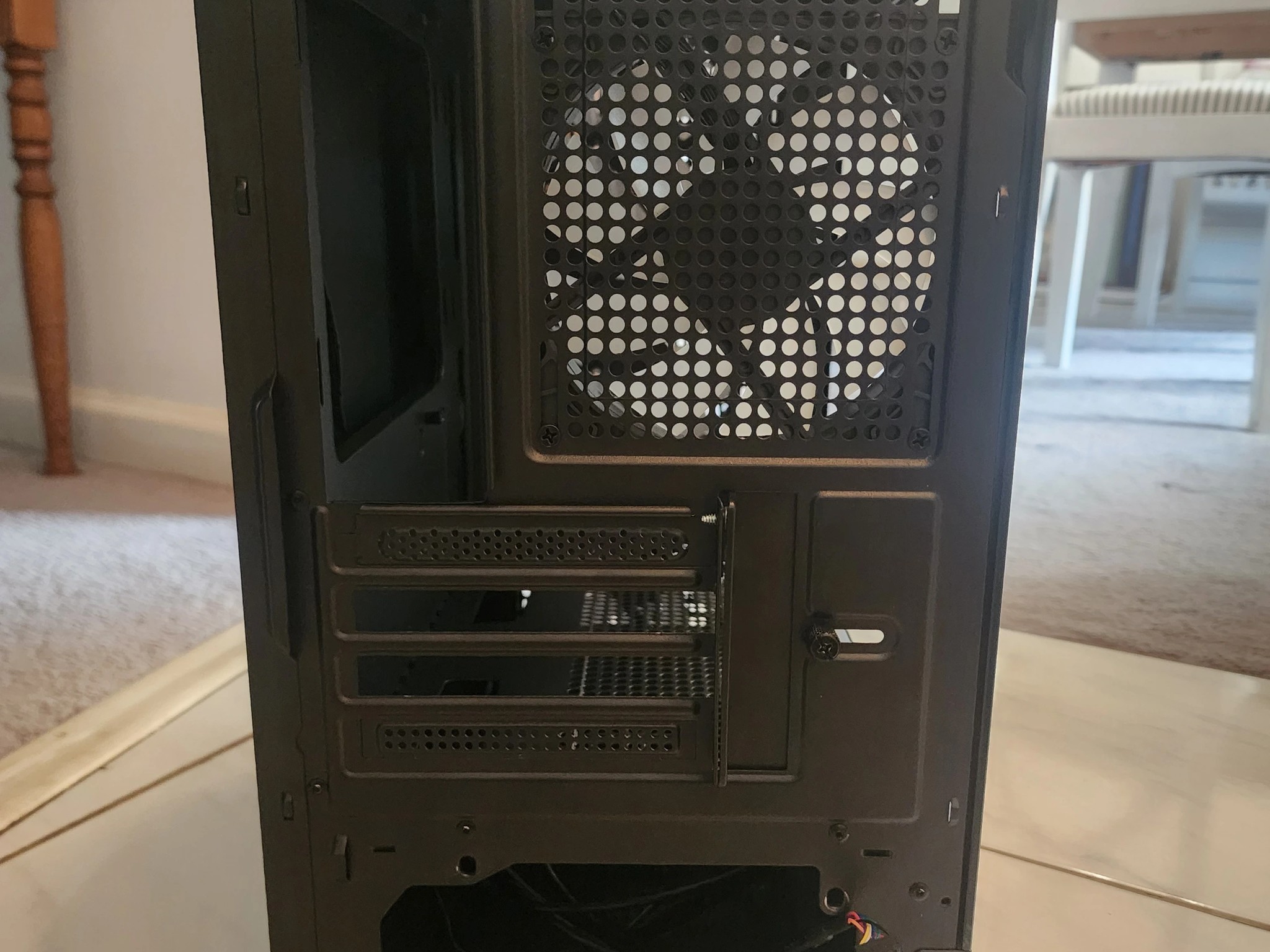DIYPC R1-BK Micro ATX Black PC Case, 4 ARGB Fans