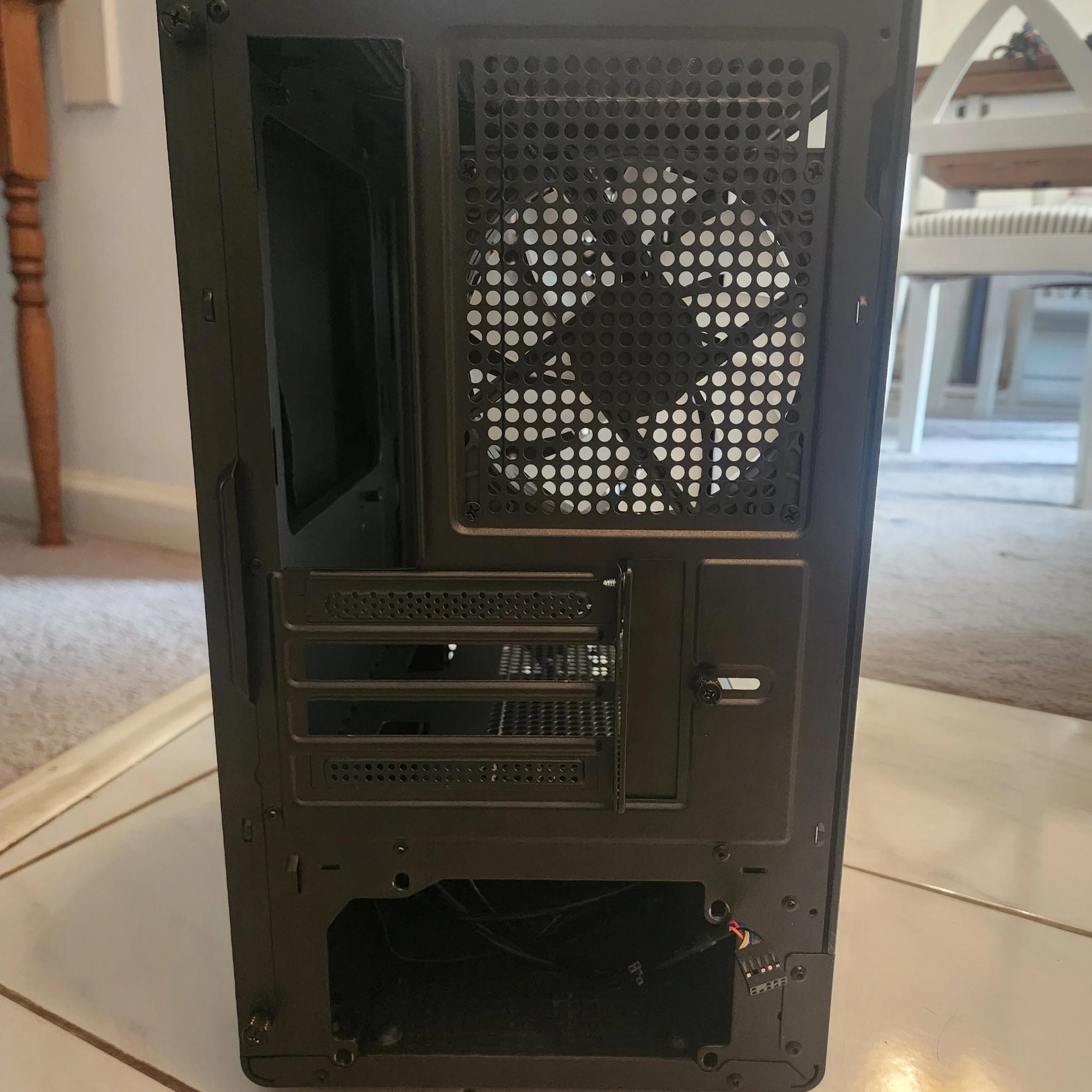 DIYPC R1-BK Micro ATX Black PC Case, 4 ARGB Fans