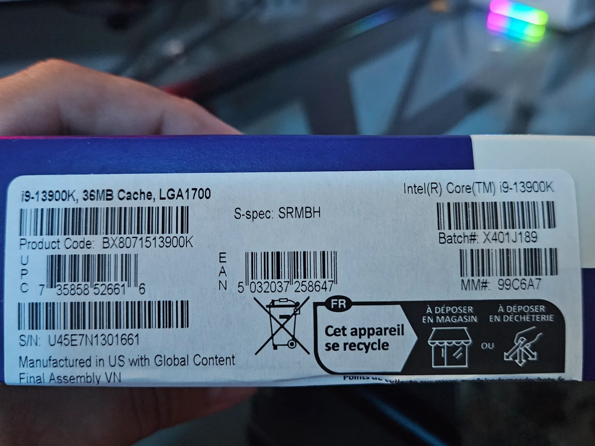 Intel Core i9-13900K – Brand New & Sealed