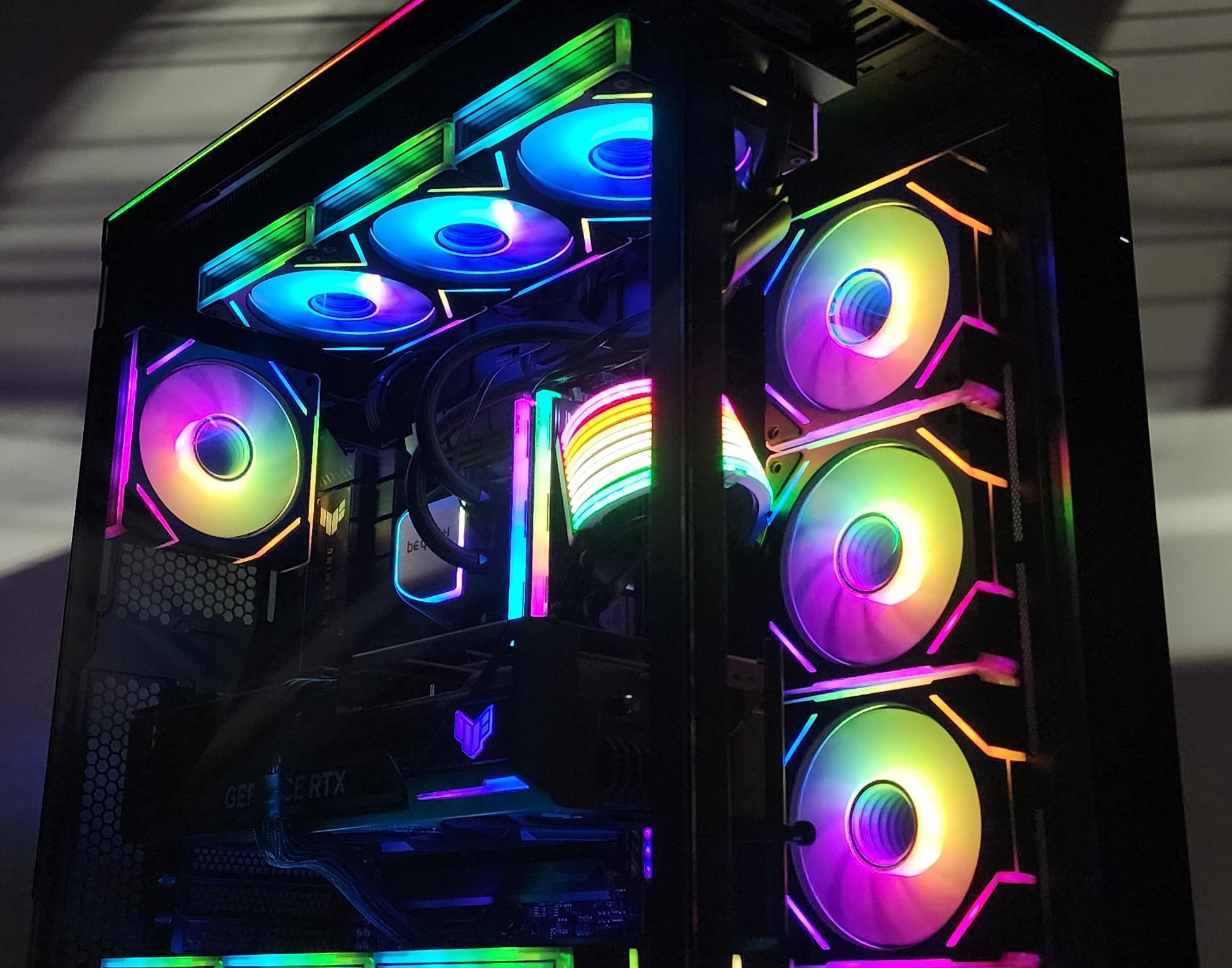 Gaming PC Ryzen 9 9950X3D 32GB RAM 2TB SSD RTX 4080 SUPER 16GB Win11 Computer