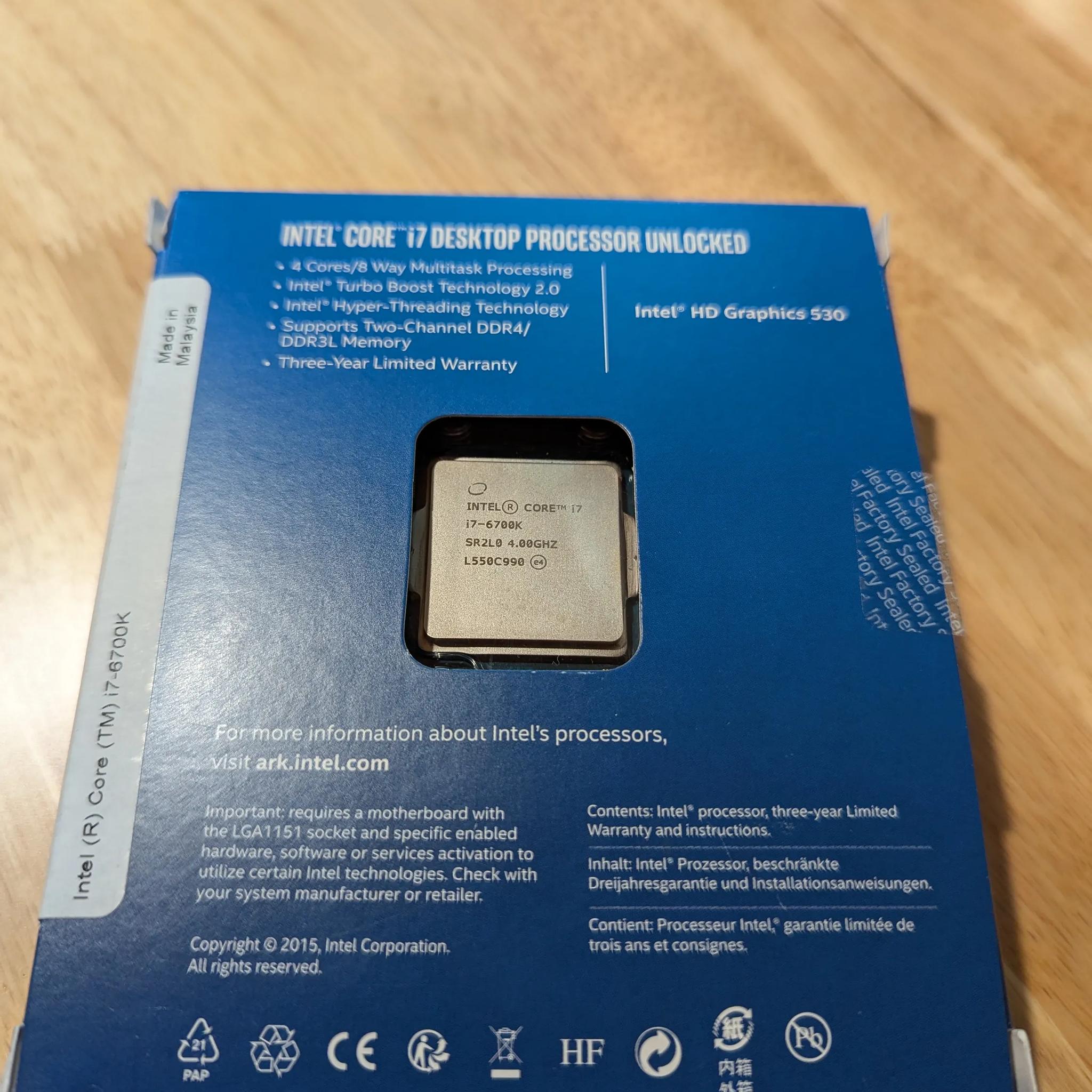 Intel Core i7-6700K LGA1151