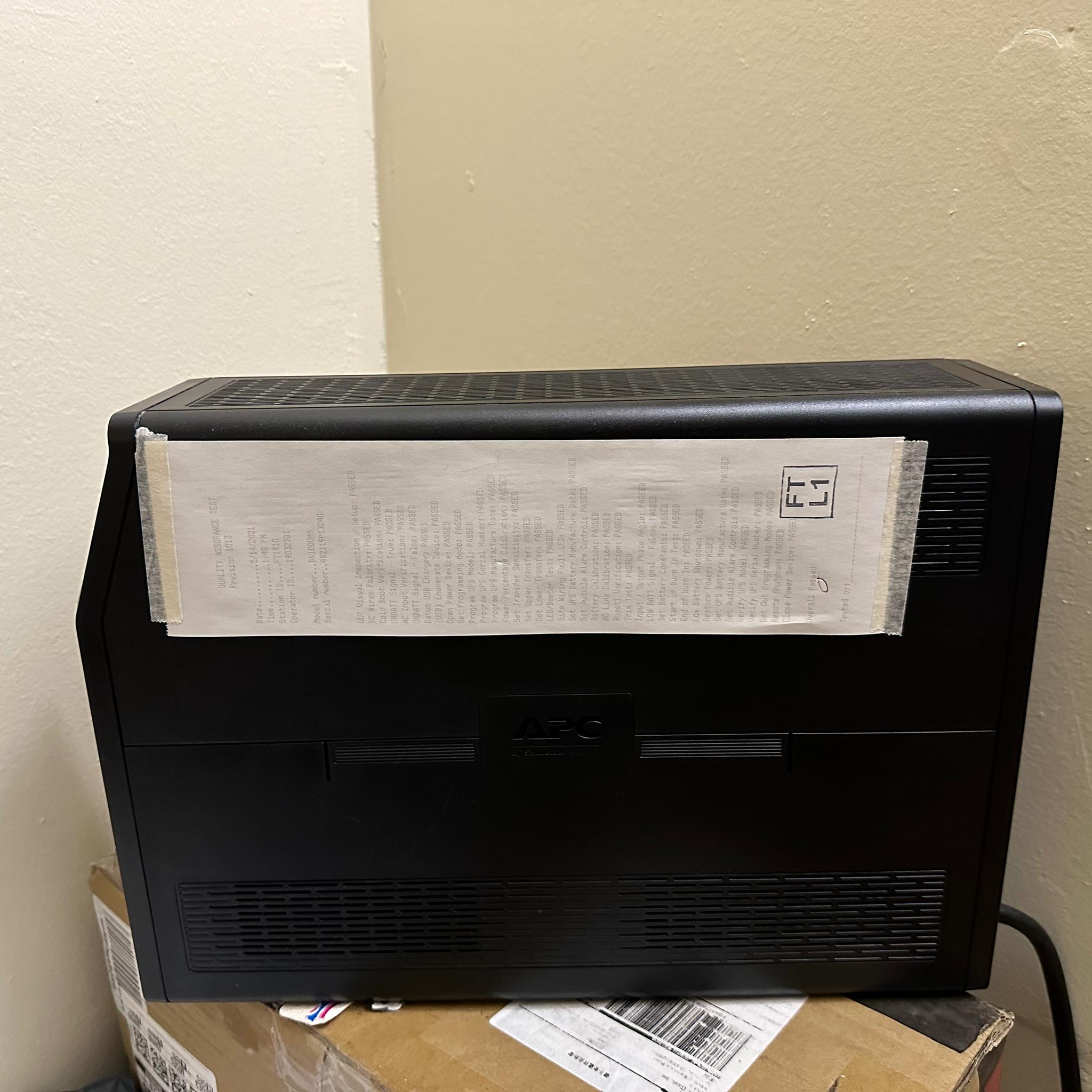 APC Back-UPS  1000 S (Battery Never Used)