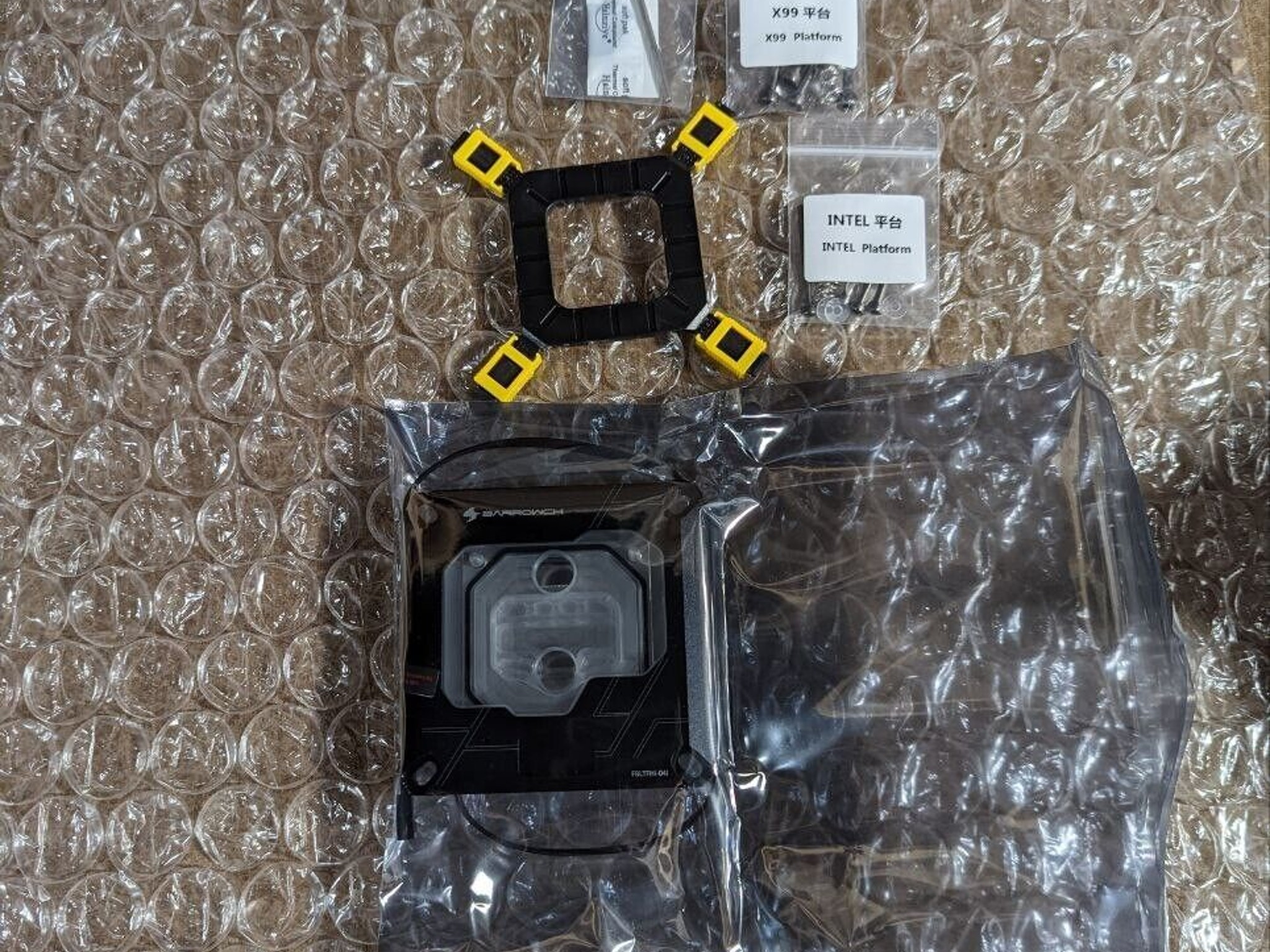 Barrowch 115x/x99/x299 platform TFT Digital display CPU Water Block FBLTFHI-04I