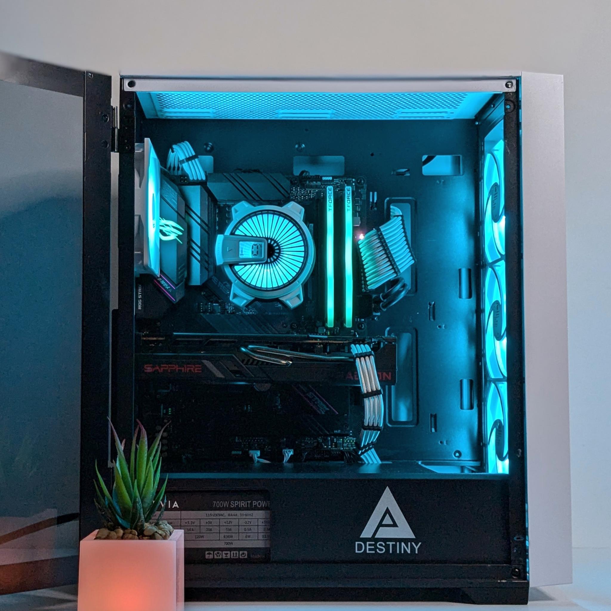 🥋AMD Performance Beast⚪️⚫️ RX 6700⚫️Ryzen 5 5500⚫️16GB RAM⚫️1TB NVMe PCIE⚫️Windows 11 Pro