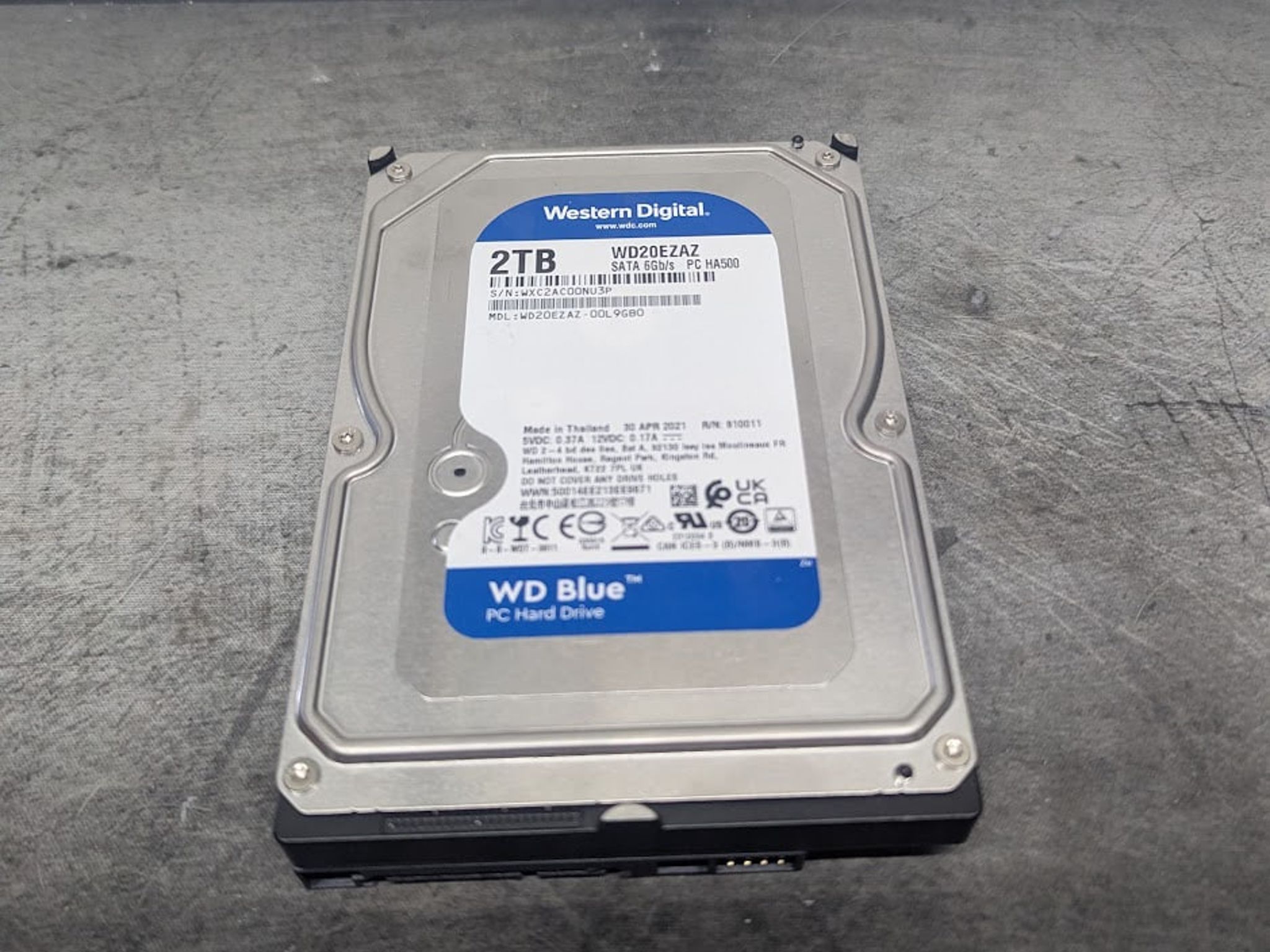 Western Digital WD20EZAZ 2TB HDD