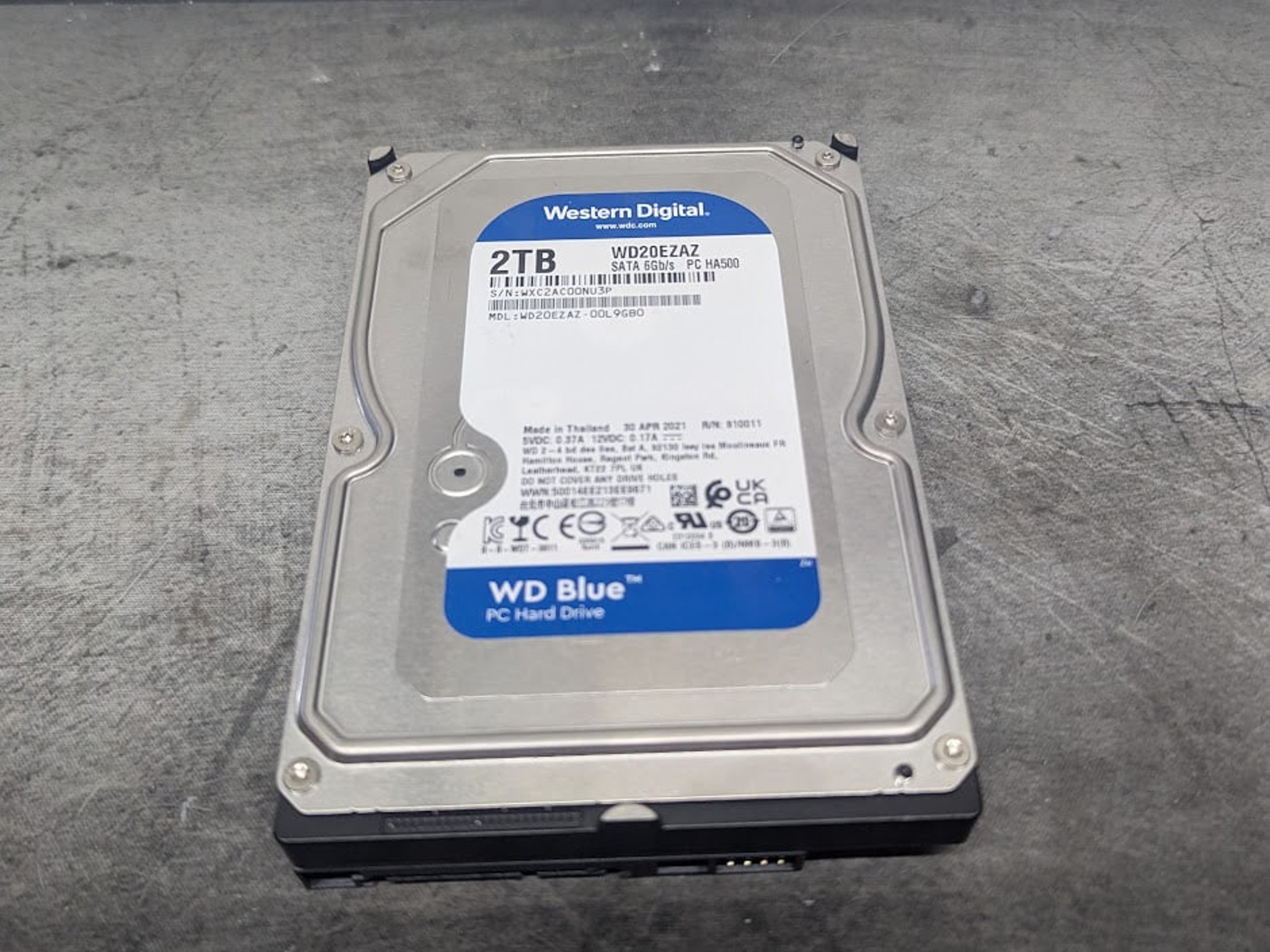 Western Digital WD20EZAZ 2TB HDD