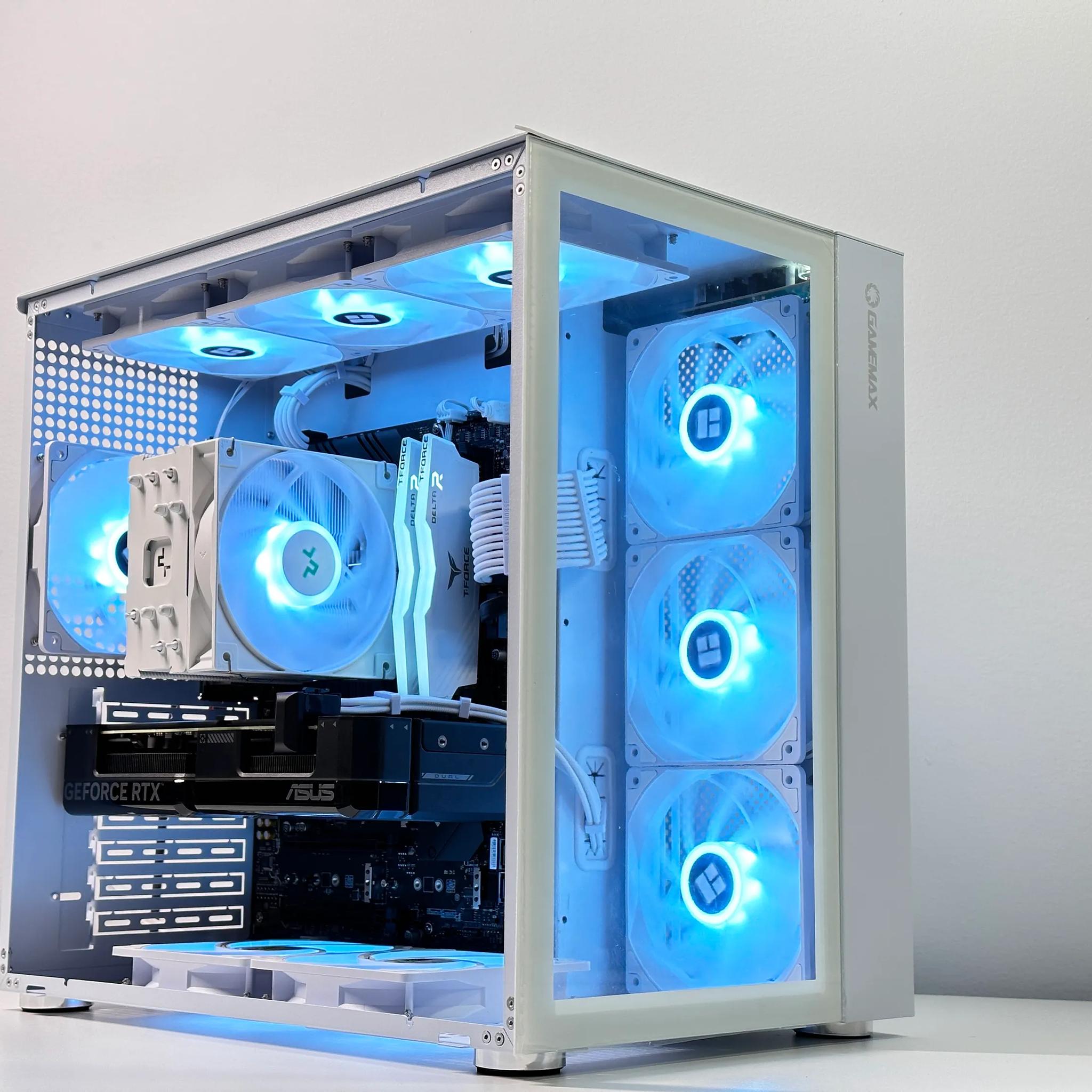 1440p-4K👑 Gaming PC🚀Nvidia RTX 4070 12GB⚡Intel 12600K 10-Core⚡32GB DDR4⚡1TB NVME