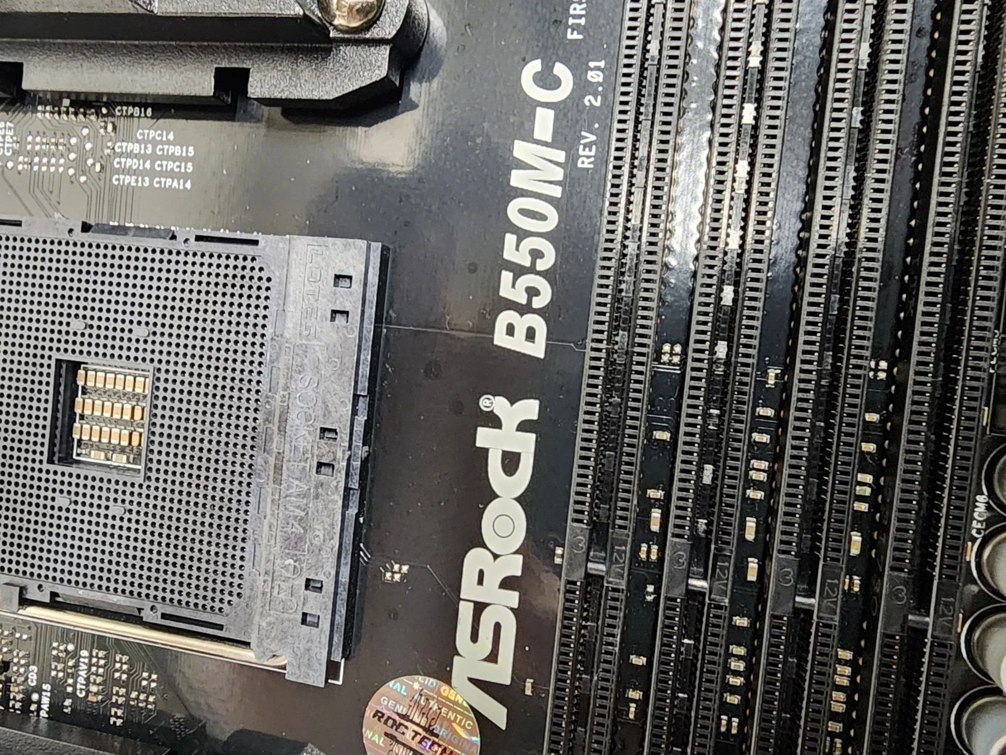 UPDATED BIOS ASRock B550M-C REV 2.01 WIFI DDR4 AM4 MATX MOTHERBOARD