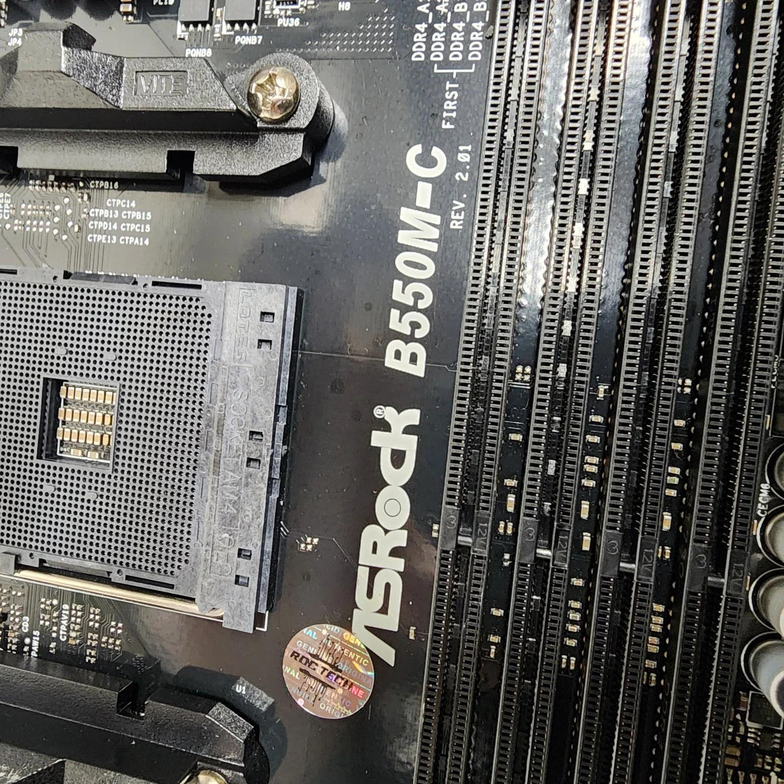 UPDATED BIOS ASRock B550M-C REV 2.01 WIFI DDR4 AM4 MATX MOTHERBOARD