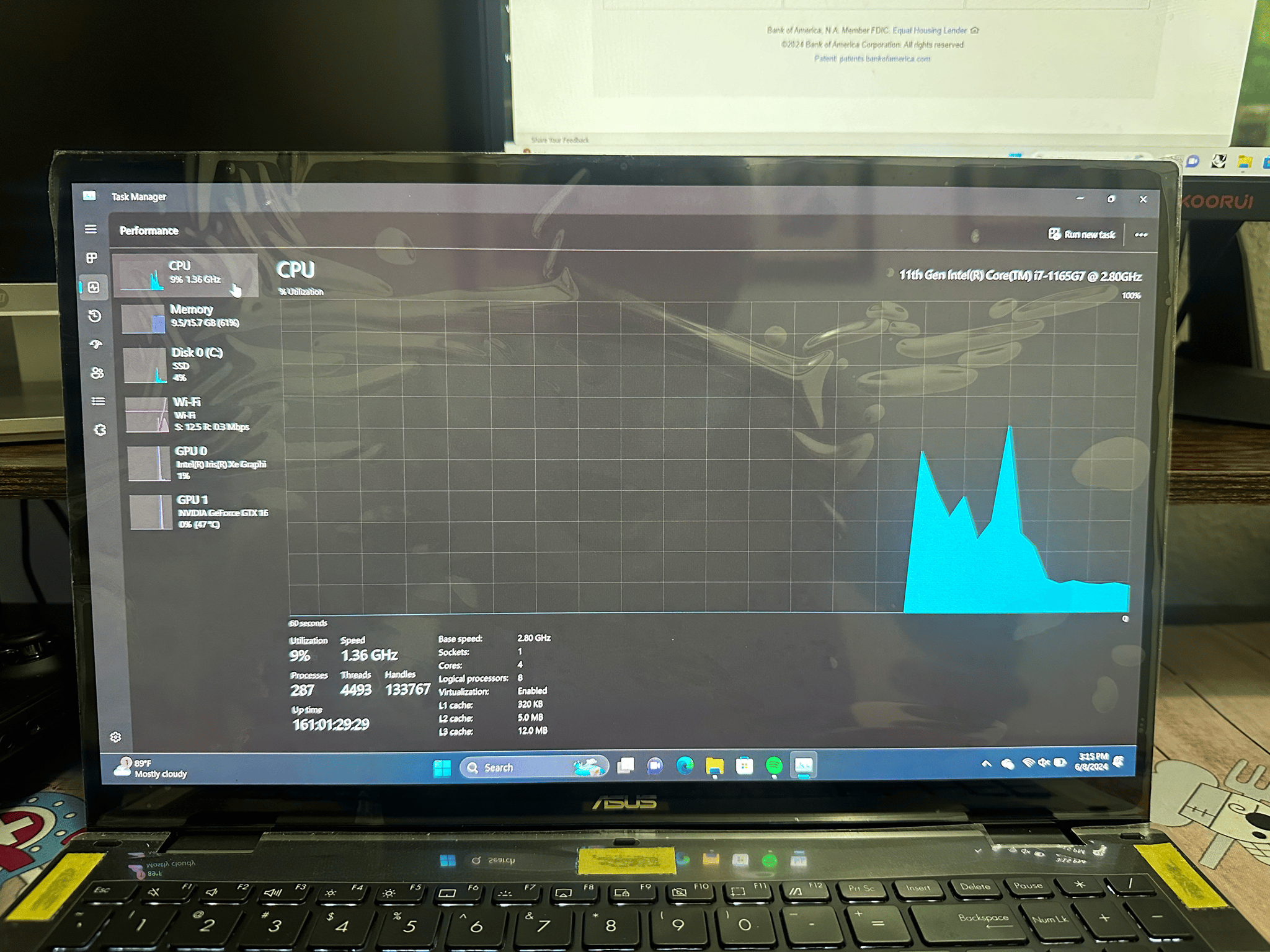 ASUS Zenbook 4K display laptop with Nvidia Graphics