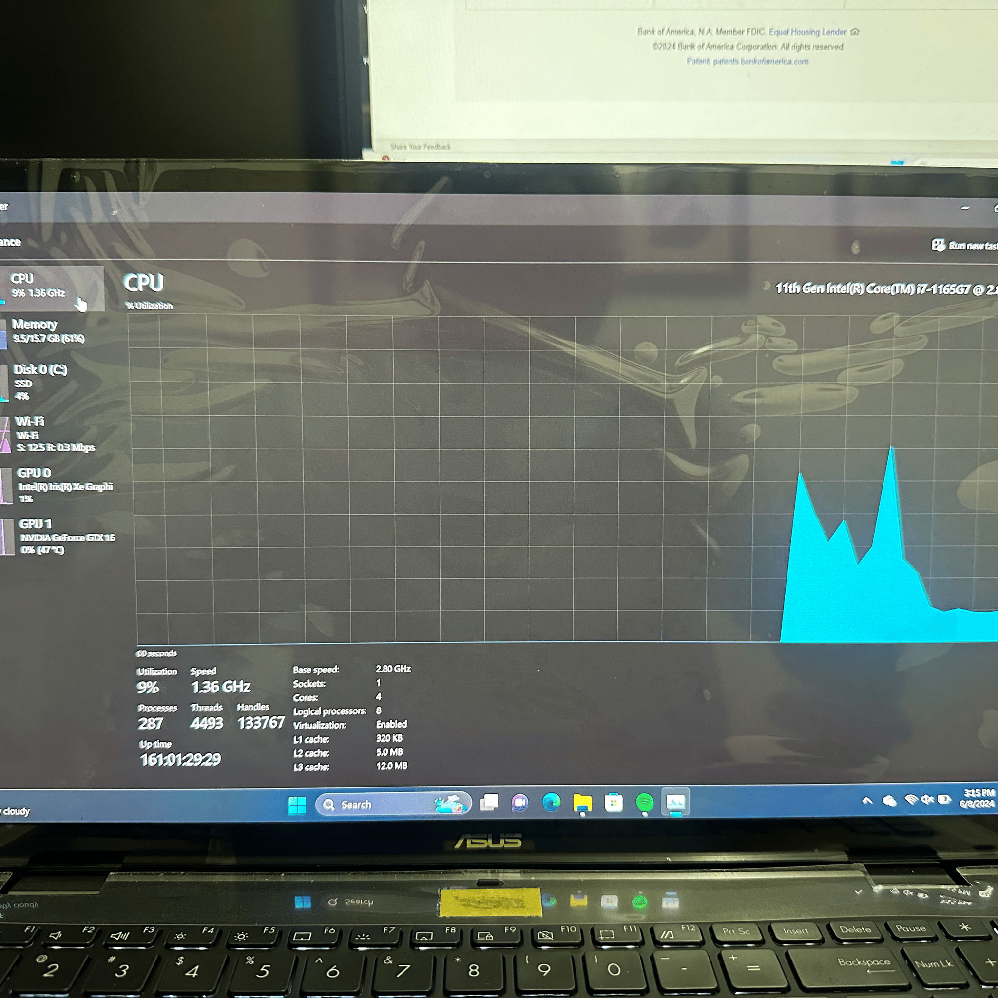 ASUS Zenbook 4K display laptop with Nvidia Graphics