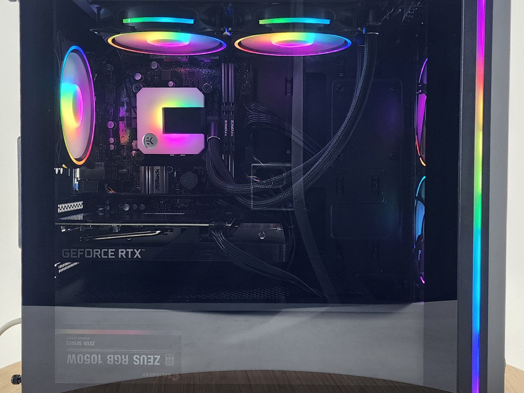 Gaming PC i7-9700K 32GB RAM 1TB SSD RTX 3070 8GB Windows 11 Computer