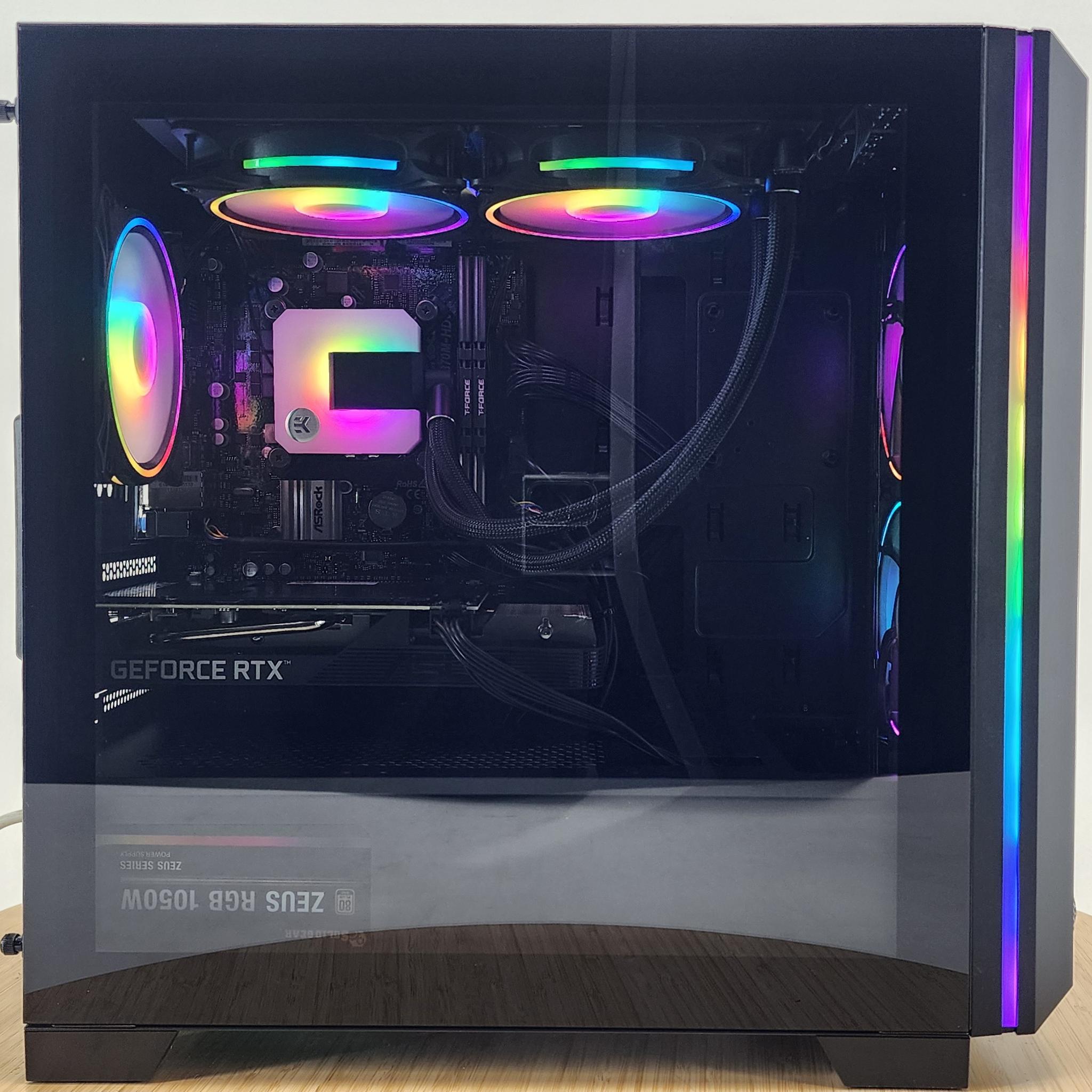Gaming PC i7-9700K 32GB RAM 1TB SSD RTX 3070 8GB Windows 11 Computer