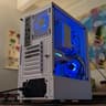 🧊 Frozone – White & Blue RTX 3060 Ti Build | 3700X + 1TB NVMe + 32GB DDR4 🎮❄️