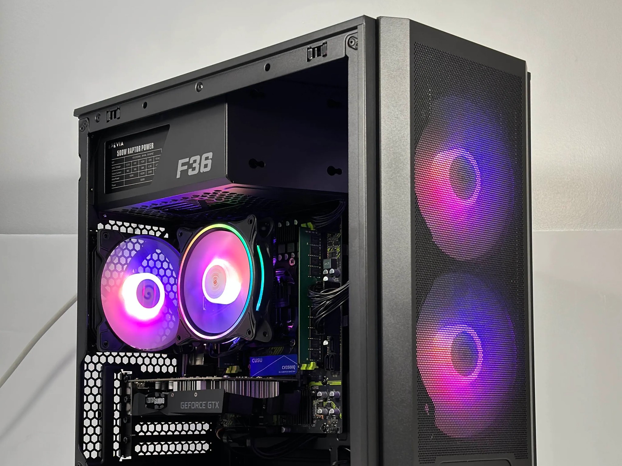 Intel i7 6 Core | GeForce GTX 1650 | 16GB RAM | 512GB SSD | WIFI | 1080p Black Gaming PC