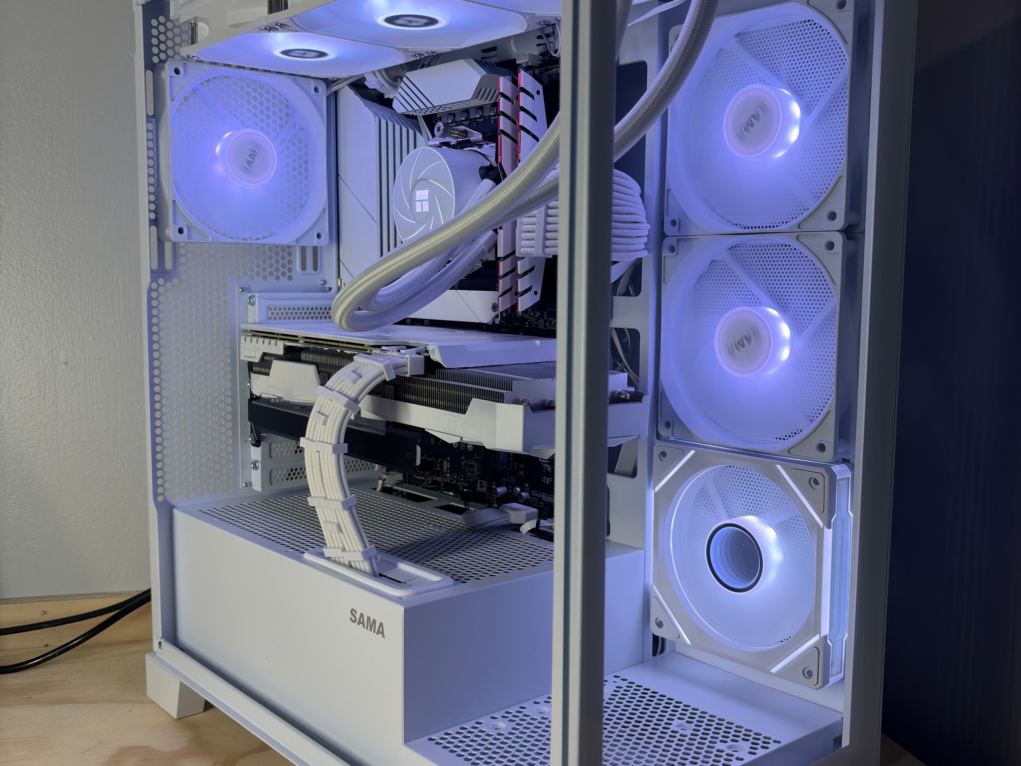 🧊❄️ Glacier Series All White Gaming PC / Ryzen 7 + RTX 3070 / 1TB NVMe SSD / Ready To Play! ❄️🧊