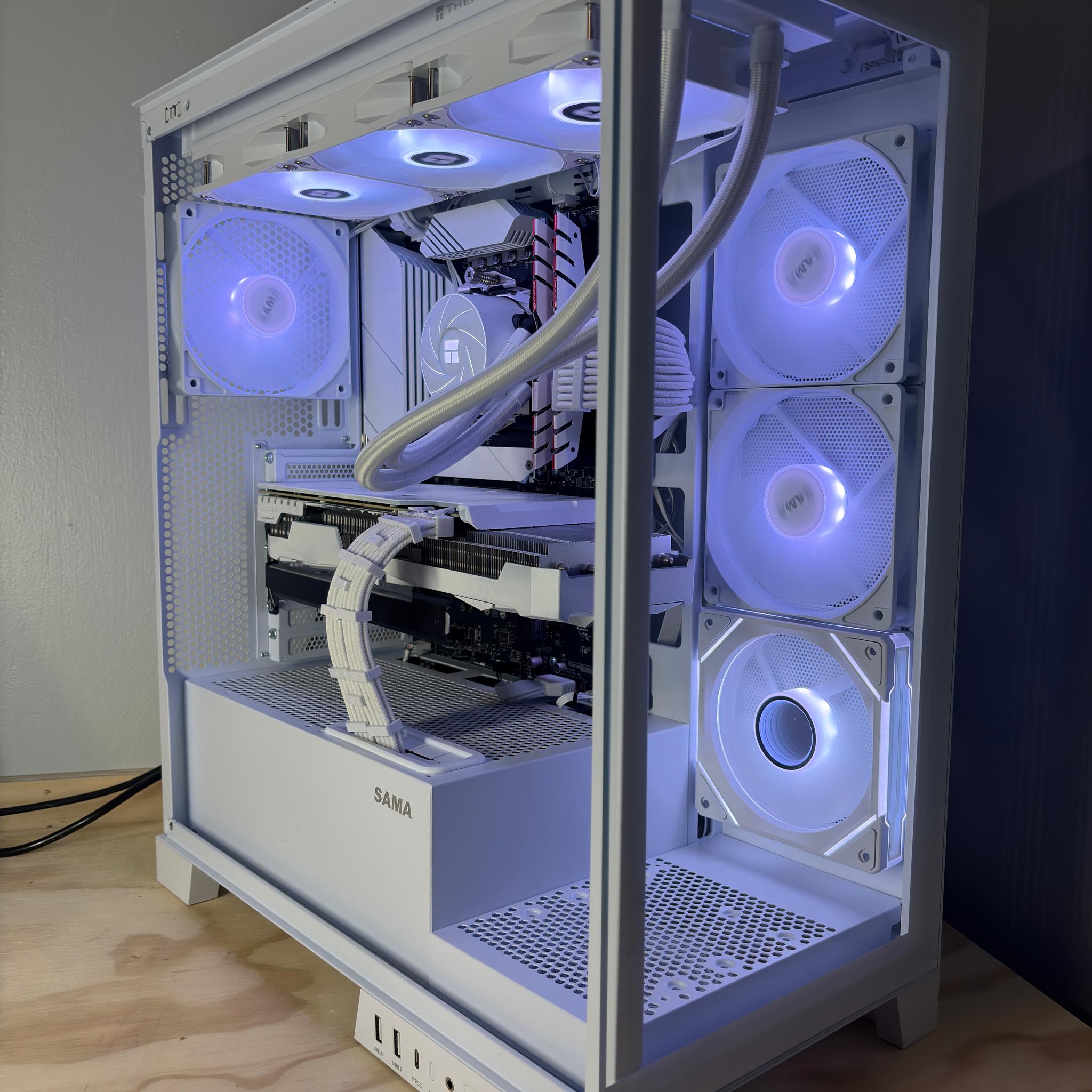🧊❄️ Glacier Series All White Gaming PC / Ryzen 7 + RTX 3070 / 1TB NVMe SSD / Ready To Play! ❄️🧊