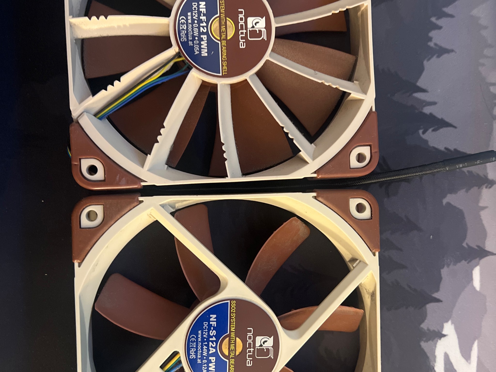 Lot of 2 Noctua fans