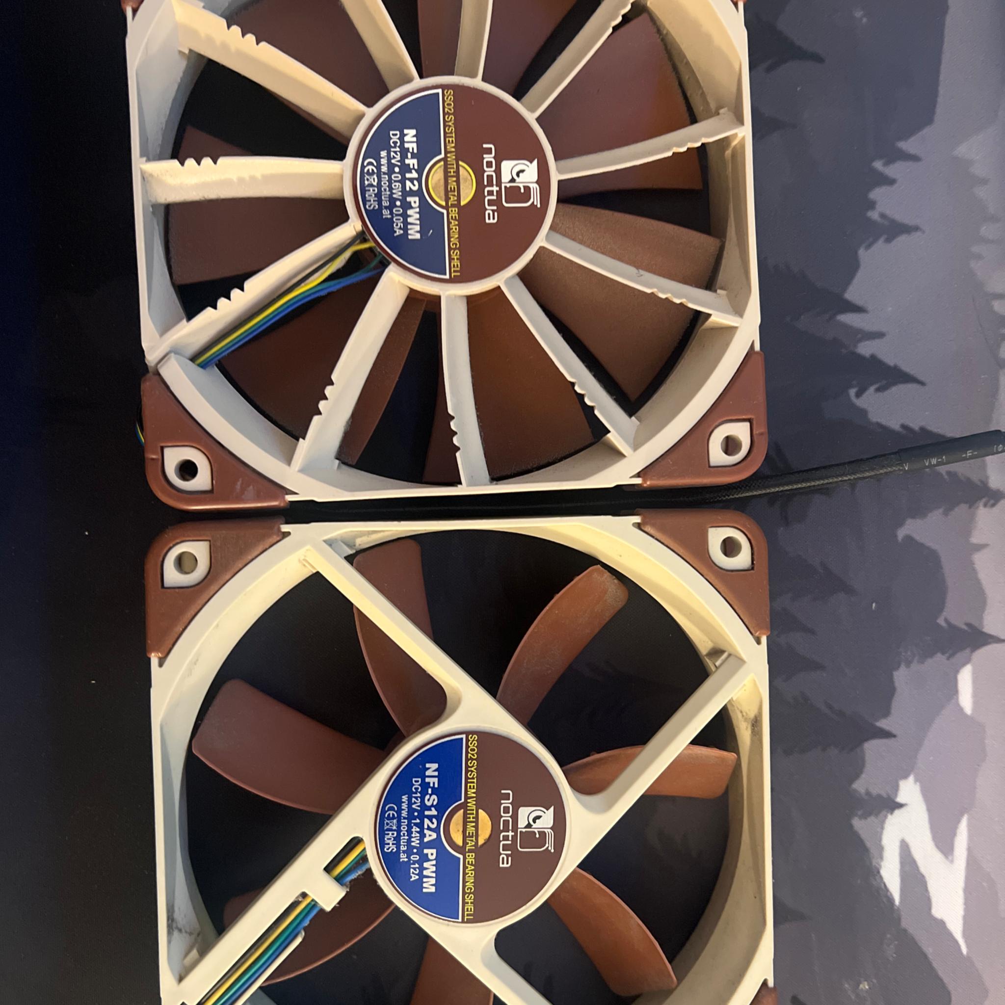 Lot of 2 Noctua fans
