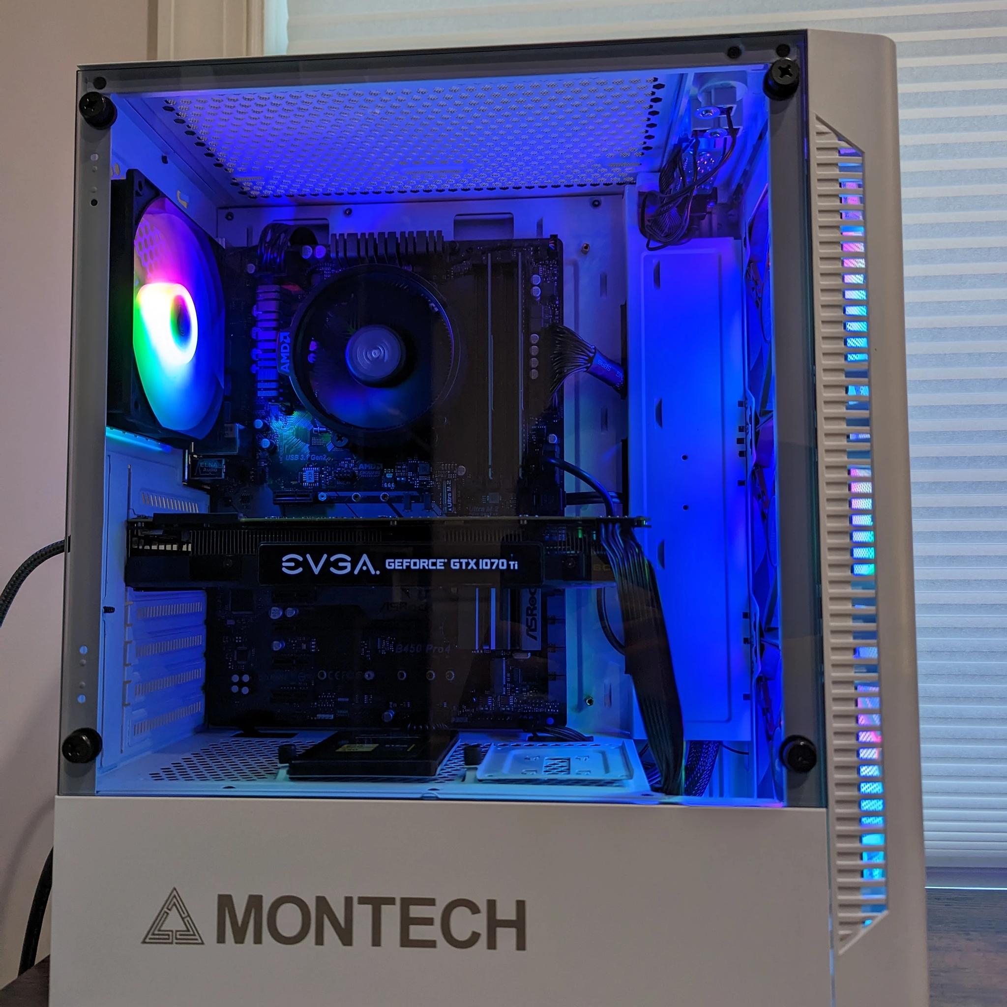 JT-1 | Ryzen 5 1600 | GTX 1070 Ti | 16GB RAM | 512GB SSD | Wi-Fi | Windows 10 Pro