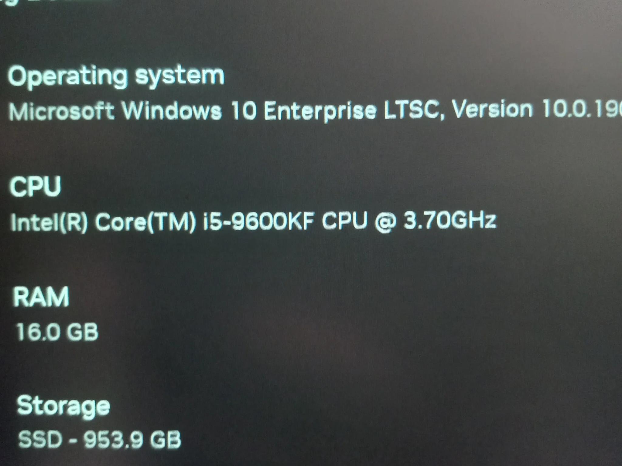 I5 9600kf + titan x pascal 12gb system - used