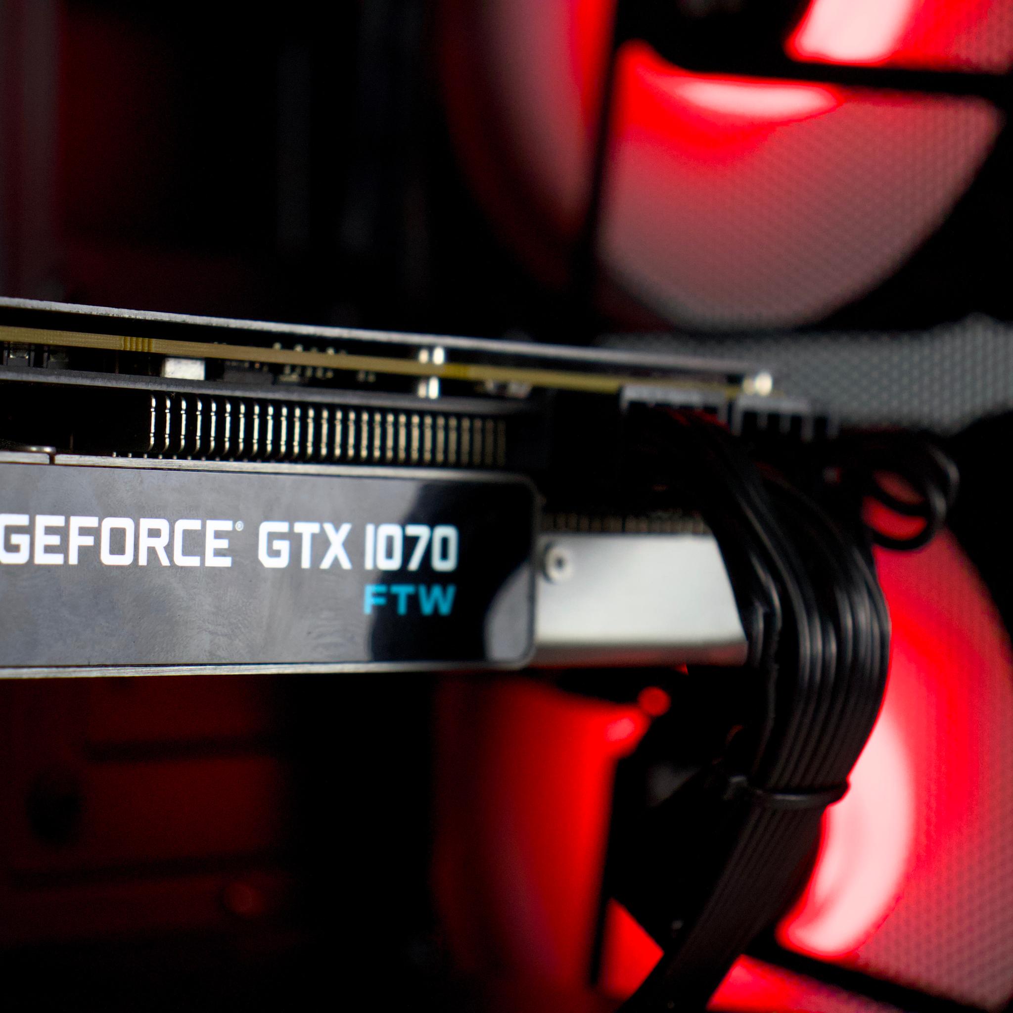 🟥⬛Black Gaming PC – GTX 1070 8G, Ryzen 5 2600, 16GB RAM, 500GB SSD - WiFi ⬛🟥