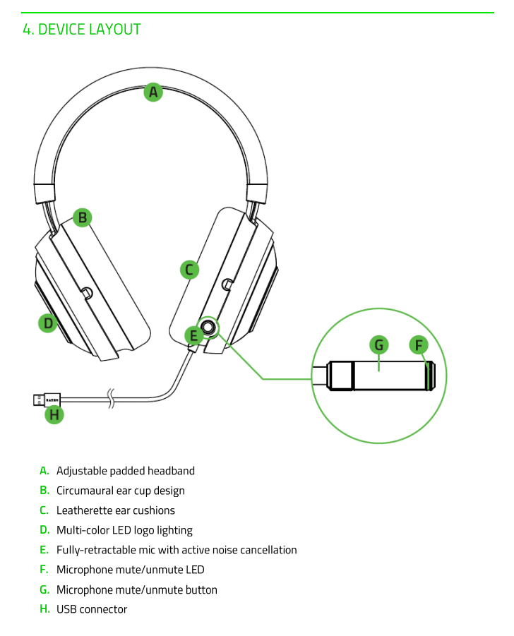 RAZER KRAKEN 7.1 v2 USB RGB GAMING HEADSET