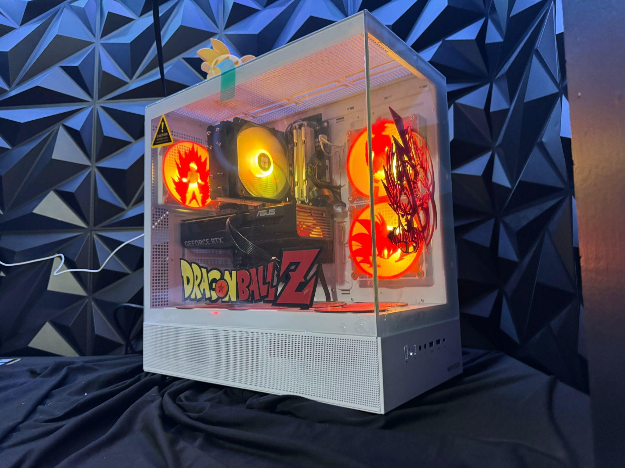 🔥 Son Goku Build 🐉⚡Ryzen 5 7500F | RTX 5060 | 32 GB DR55|1 TB NVMe|